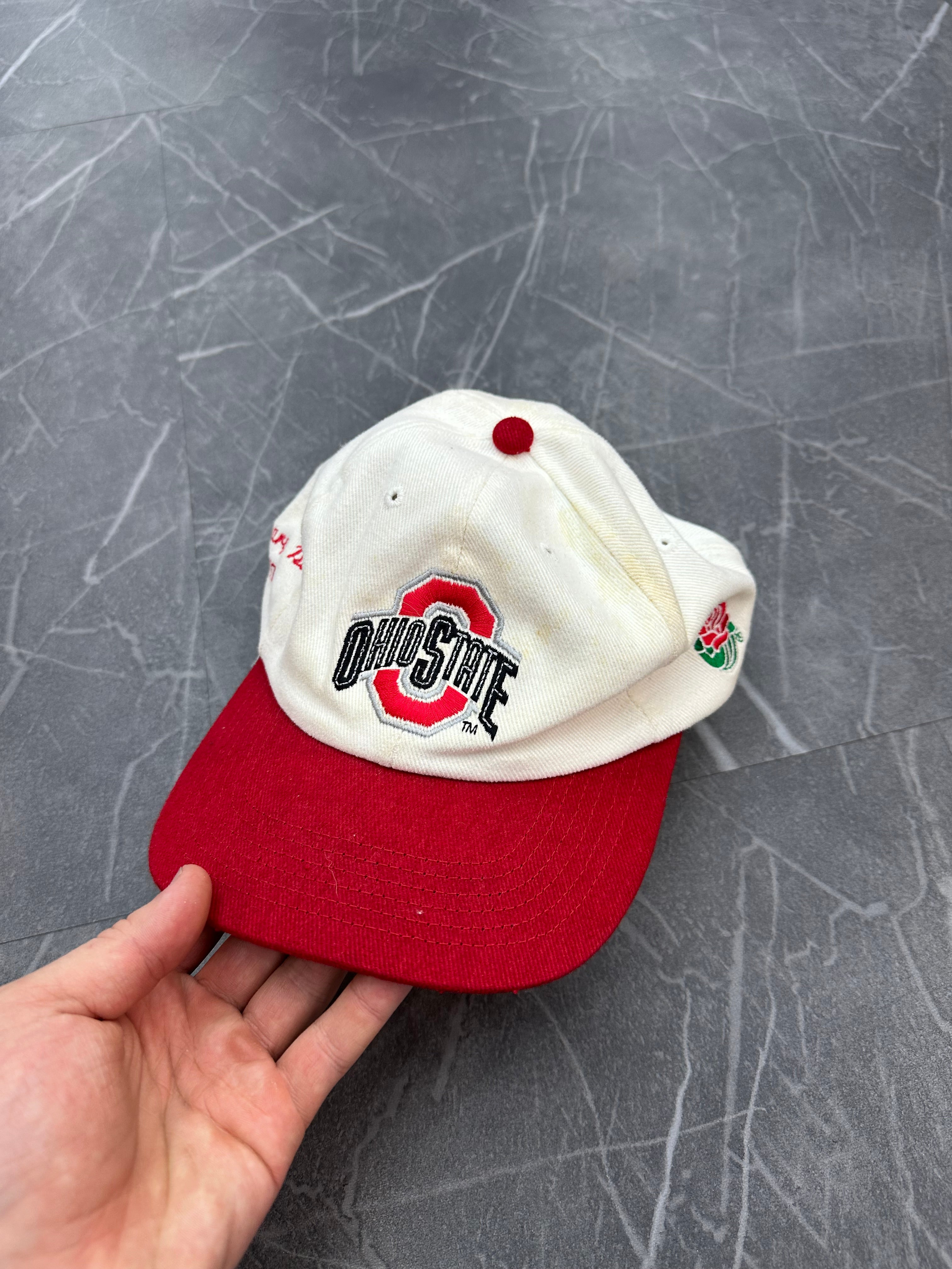 1997 OSU Buckeyes Rose Bull Hat