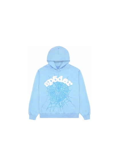 Sp5der Hoodie “Sky Blue”