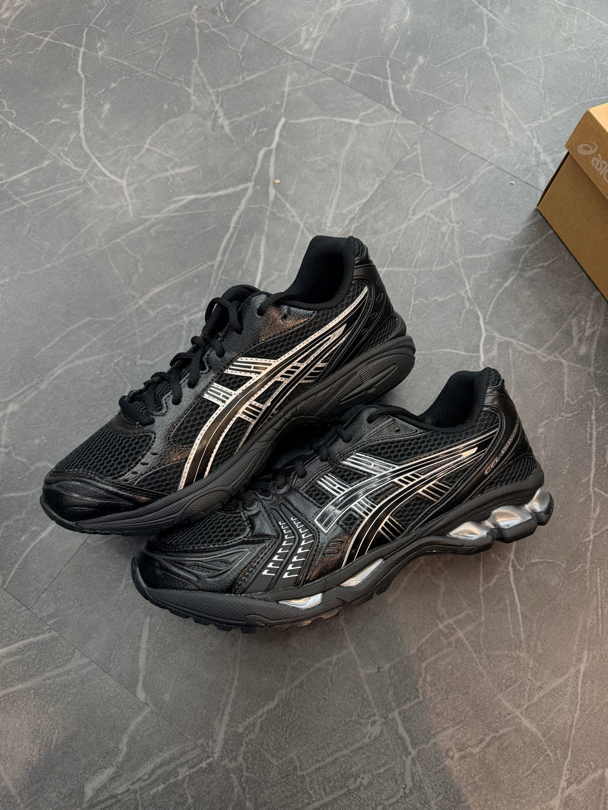 ASICS Gel-Kayano 14 Black Pure Silver