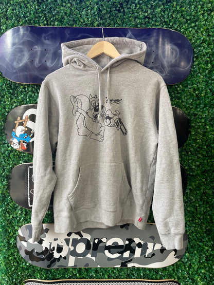 Supreme Lee Quinones Squirrel Hoodie “Grey”