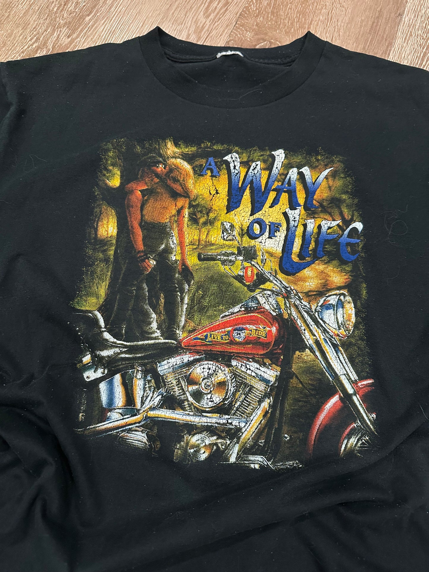 90s Way of Life Motorcycle Tee (M)