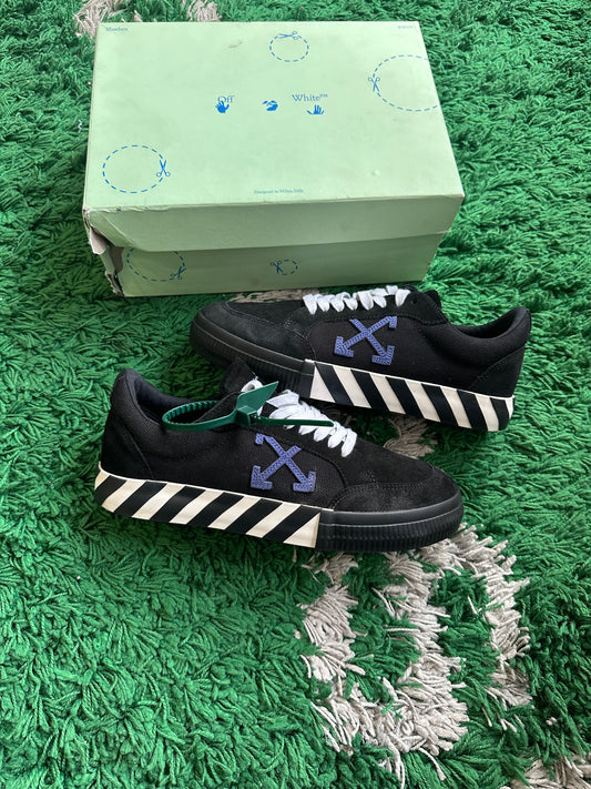 Off White Vulcanized Low “Blue Black”