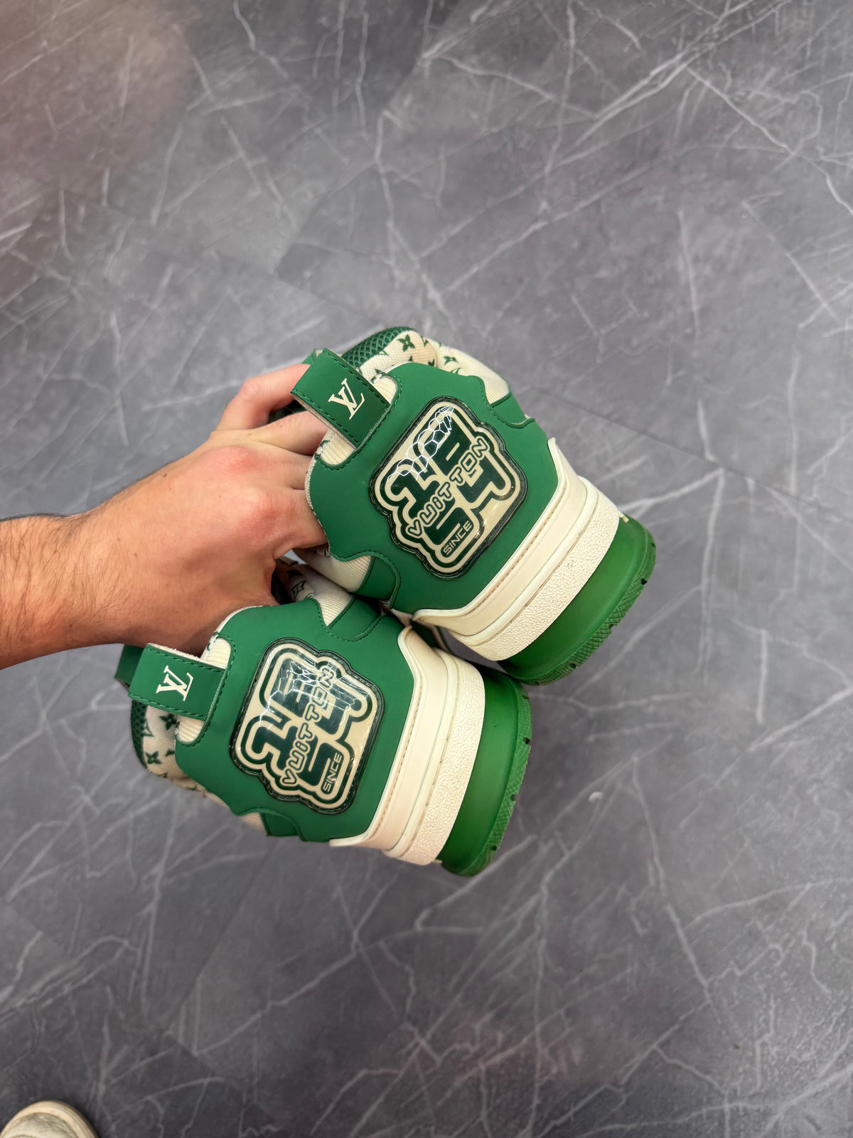 Louis Vuitton LV Skate Sneaker Green White