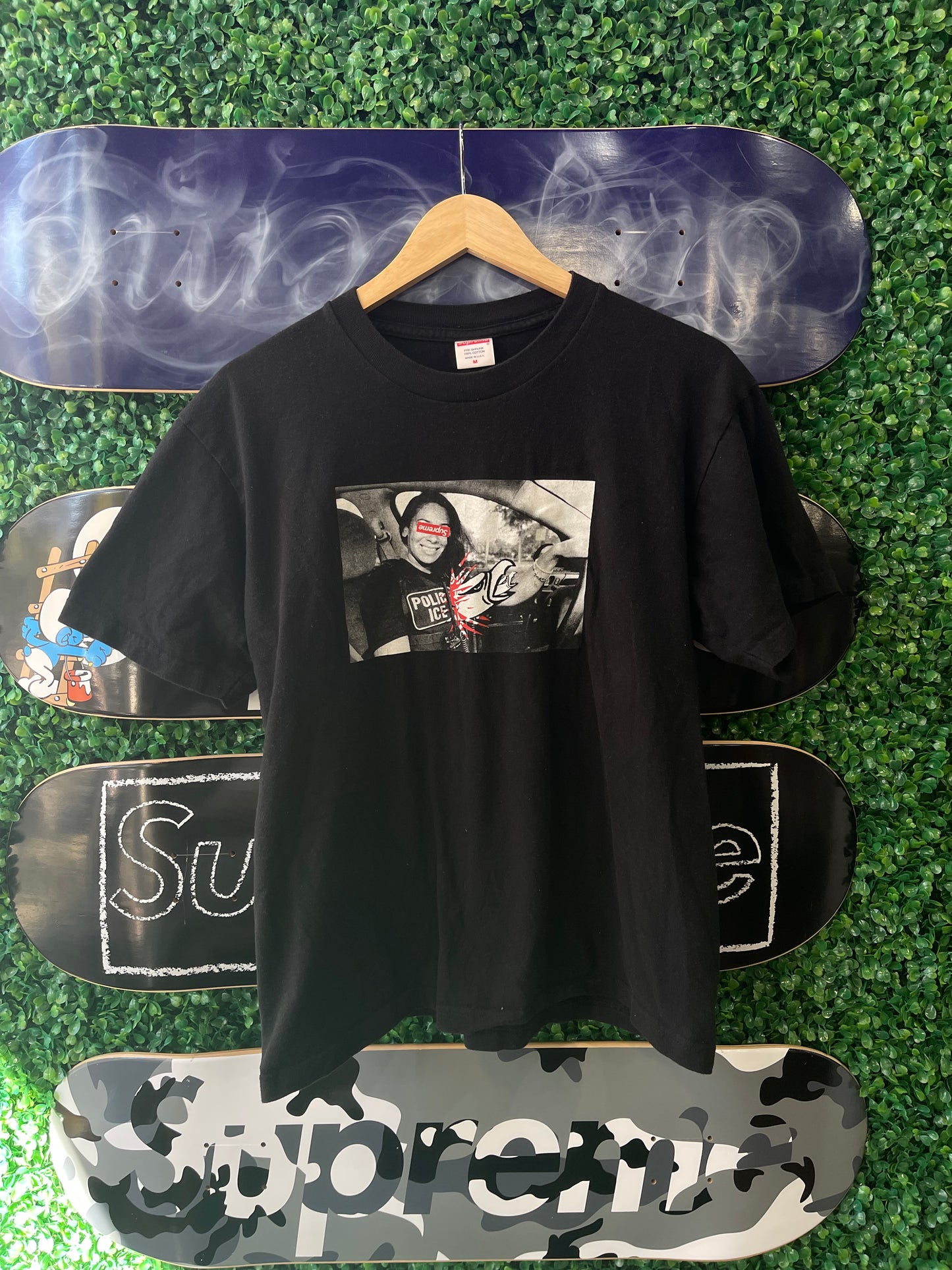 Supreme x Antihero ICE Tee “Black”