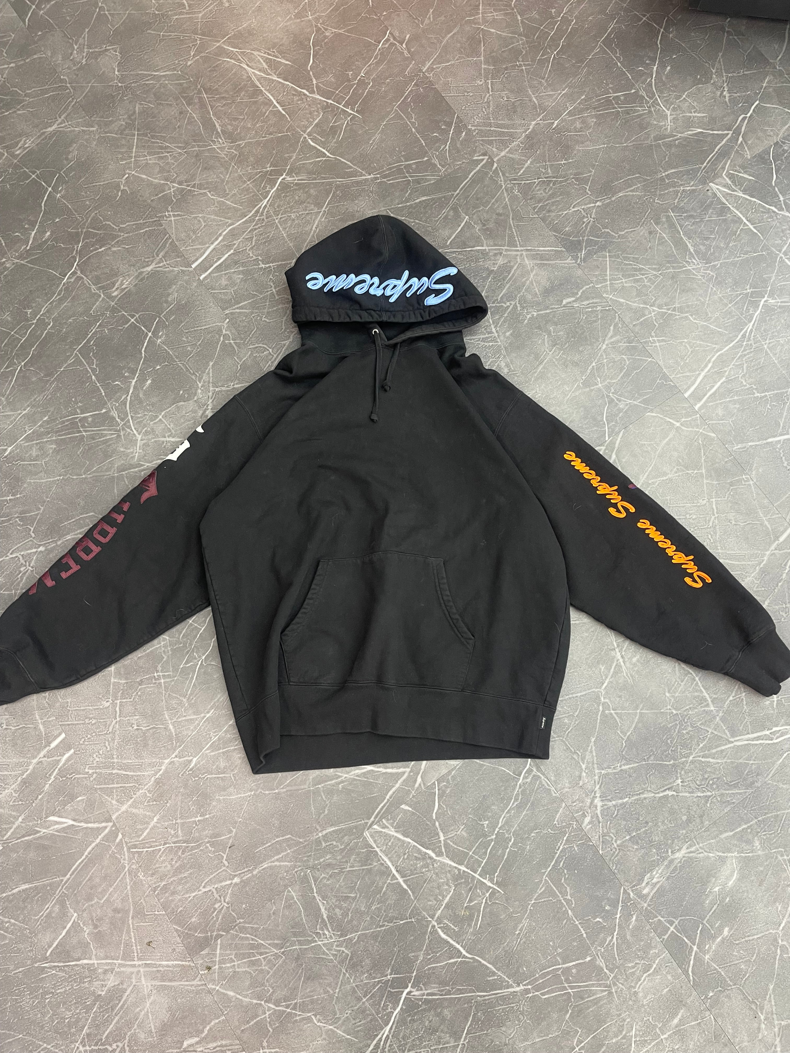 Supreme Multi Logo Hooded Sweatshirt “Black”