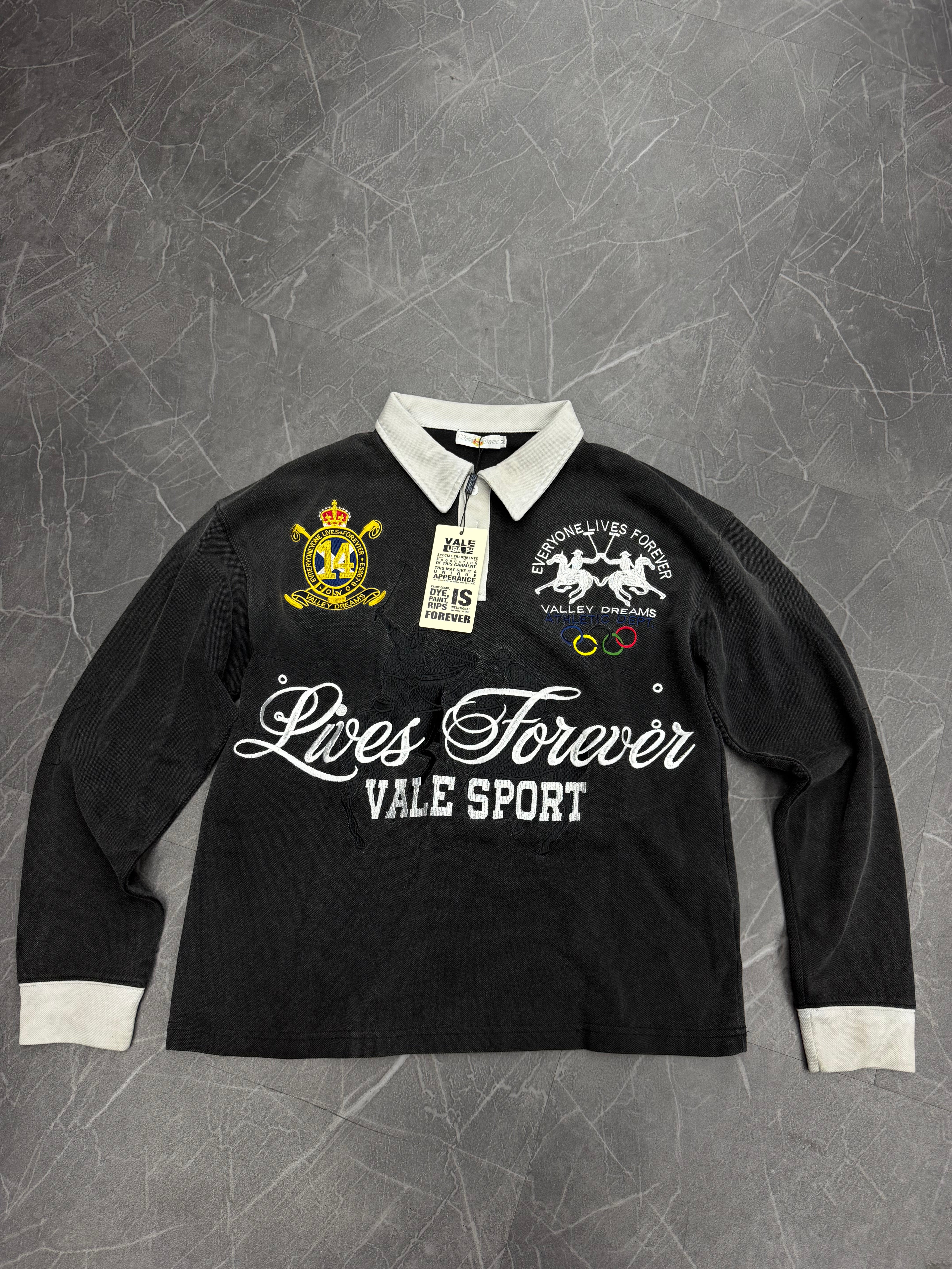 Vale Forever Rock Rugby Polo “Black”
