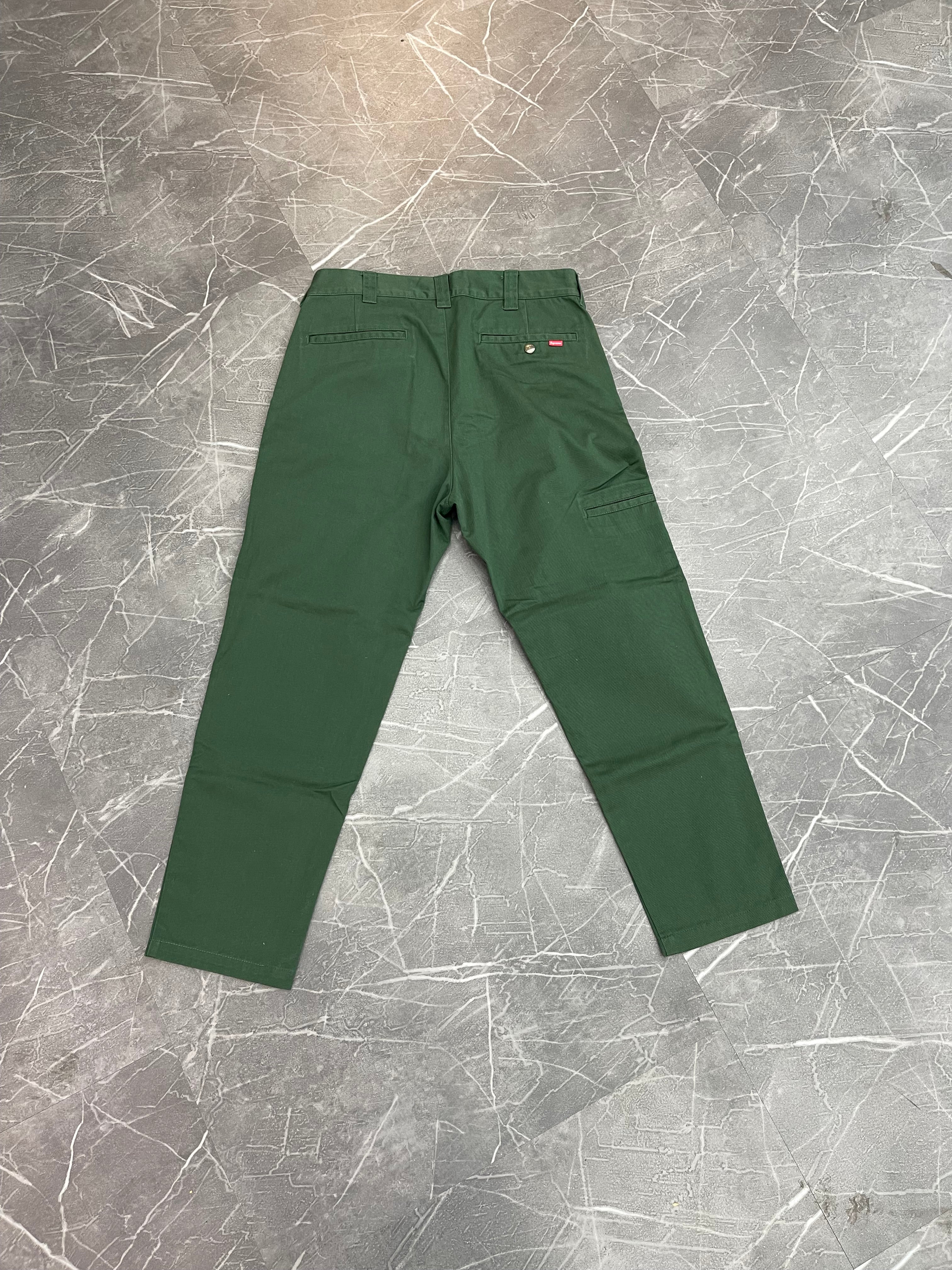 Supreme Green Work Pant (30)