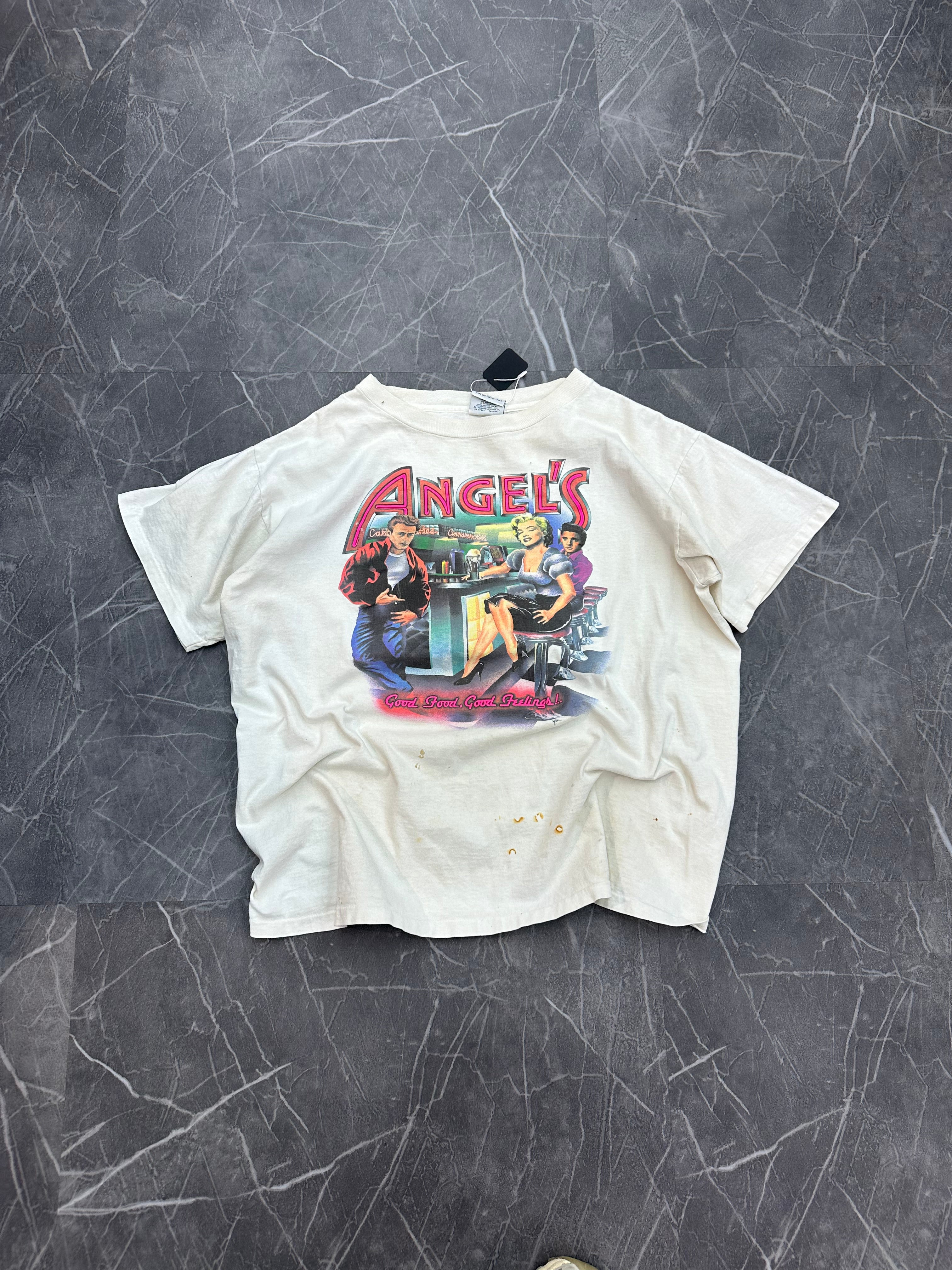 Vintage Angels Elvis Marilyn Tee (L)