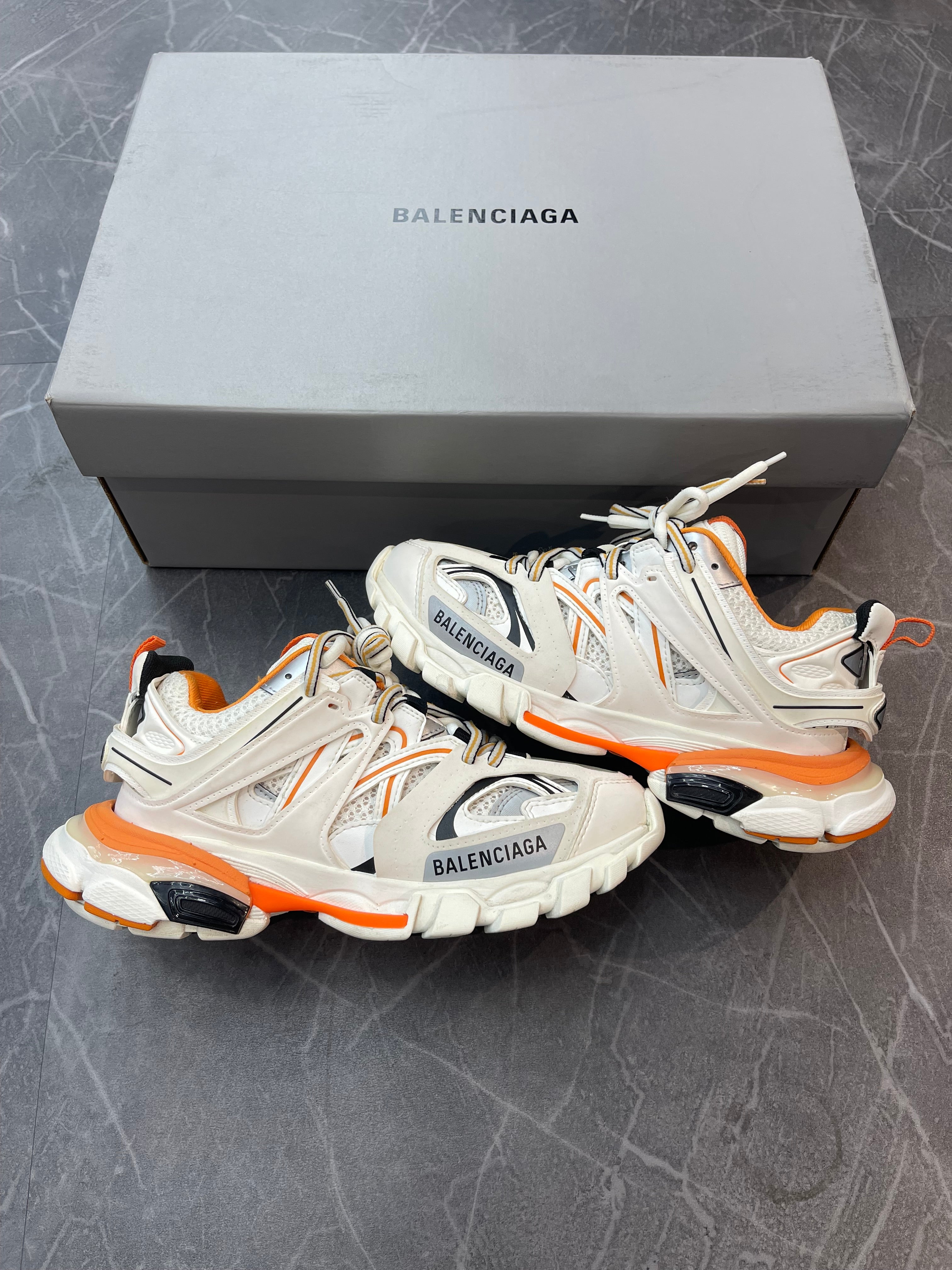 Balenciaga Track Runner “White Orange”