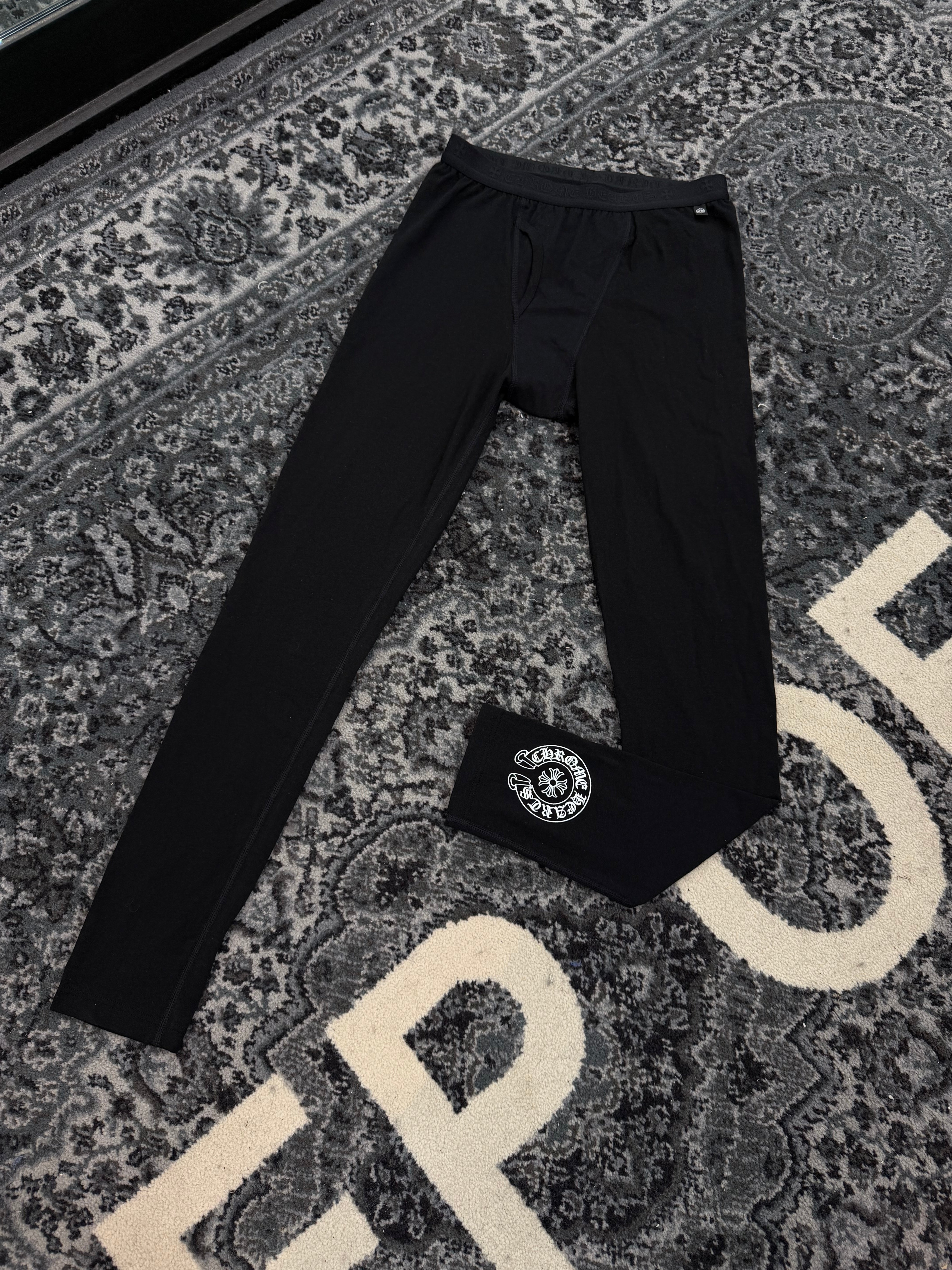 Chrome Hearts Leggings Horseshoe Black