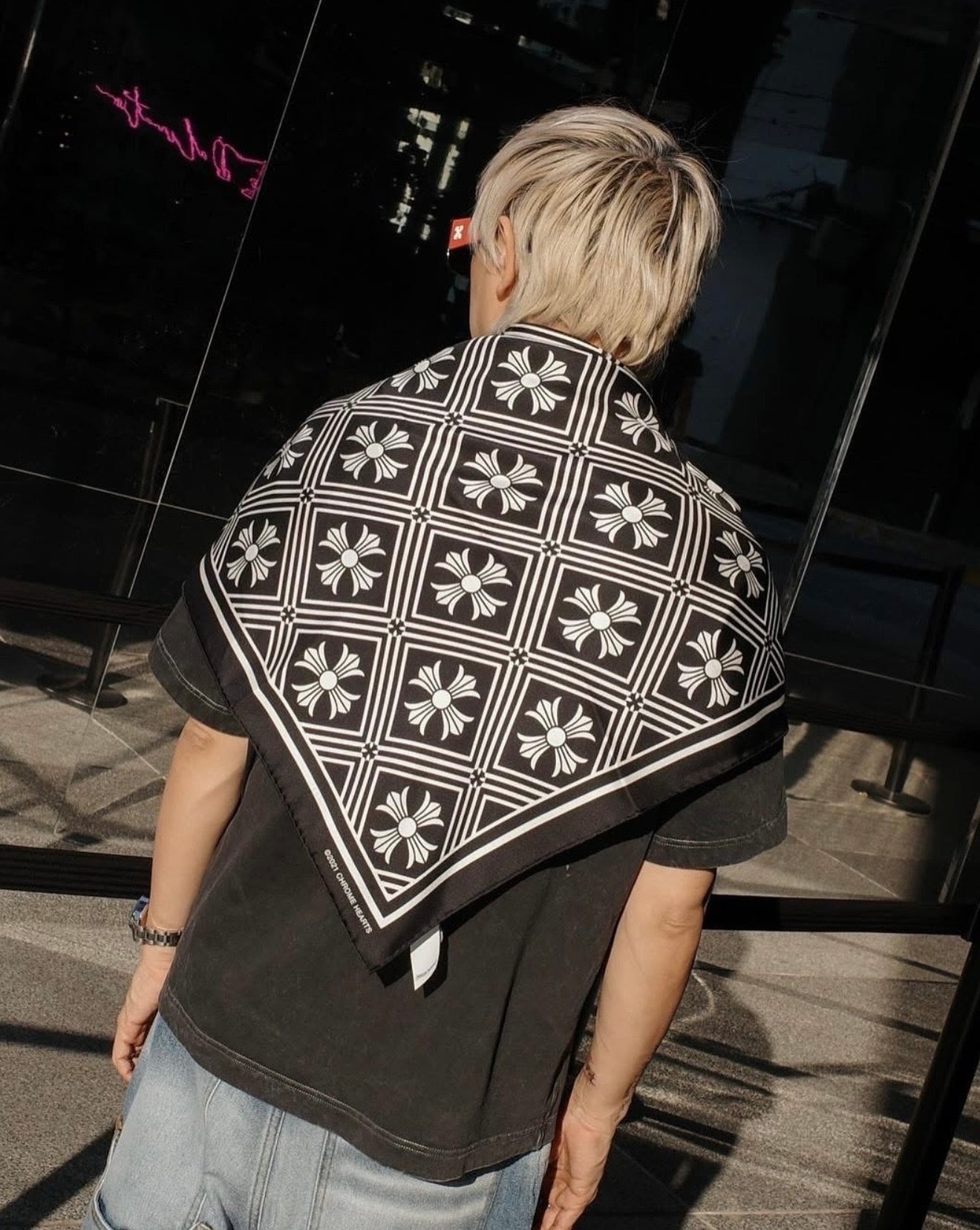 Chrome Hearts Silk Scarf Math Plus