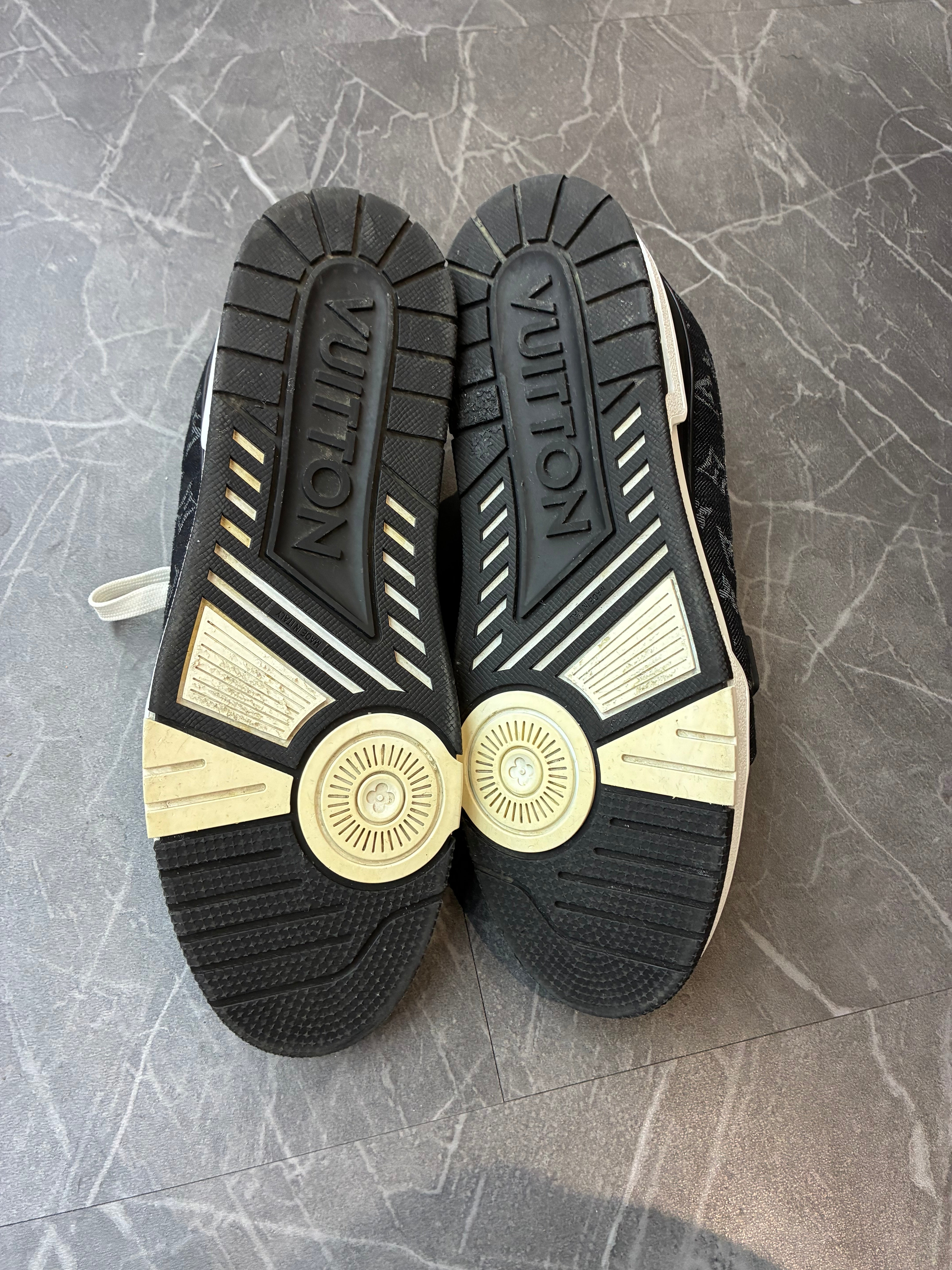 Louis Vuitton Trainer “Black Denim”