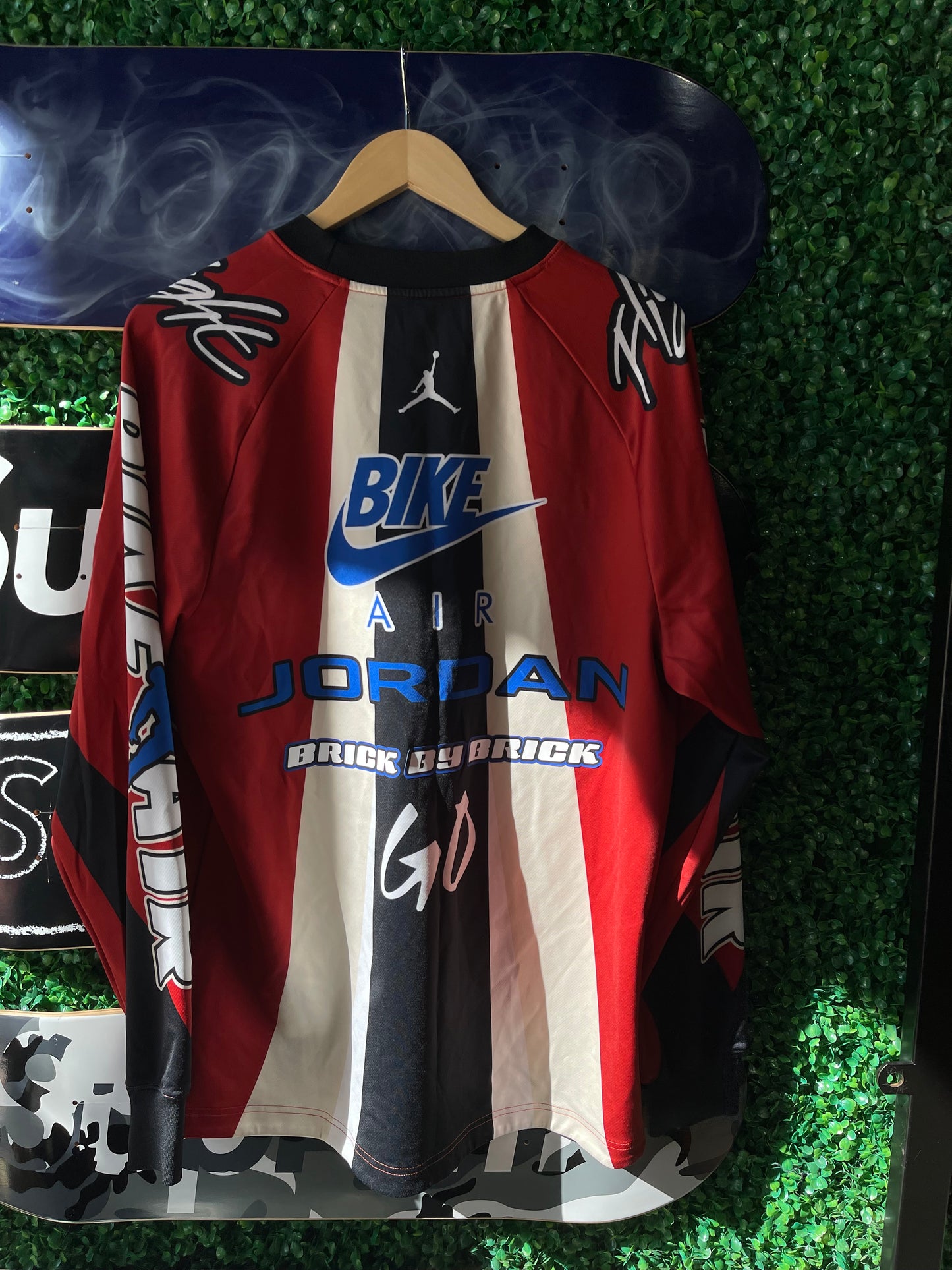 Jordan x Nigel Sylvester BMX Jersey “Cinnabar”