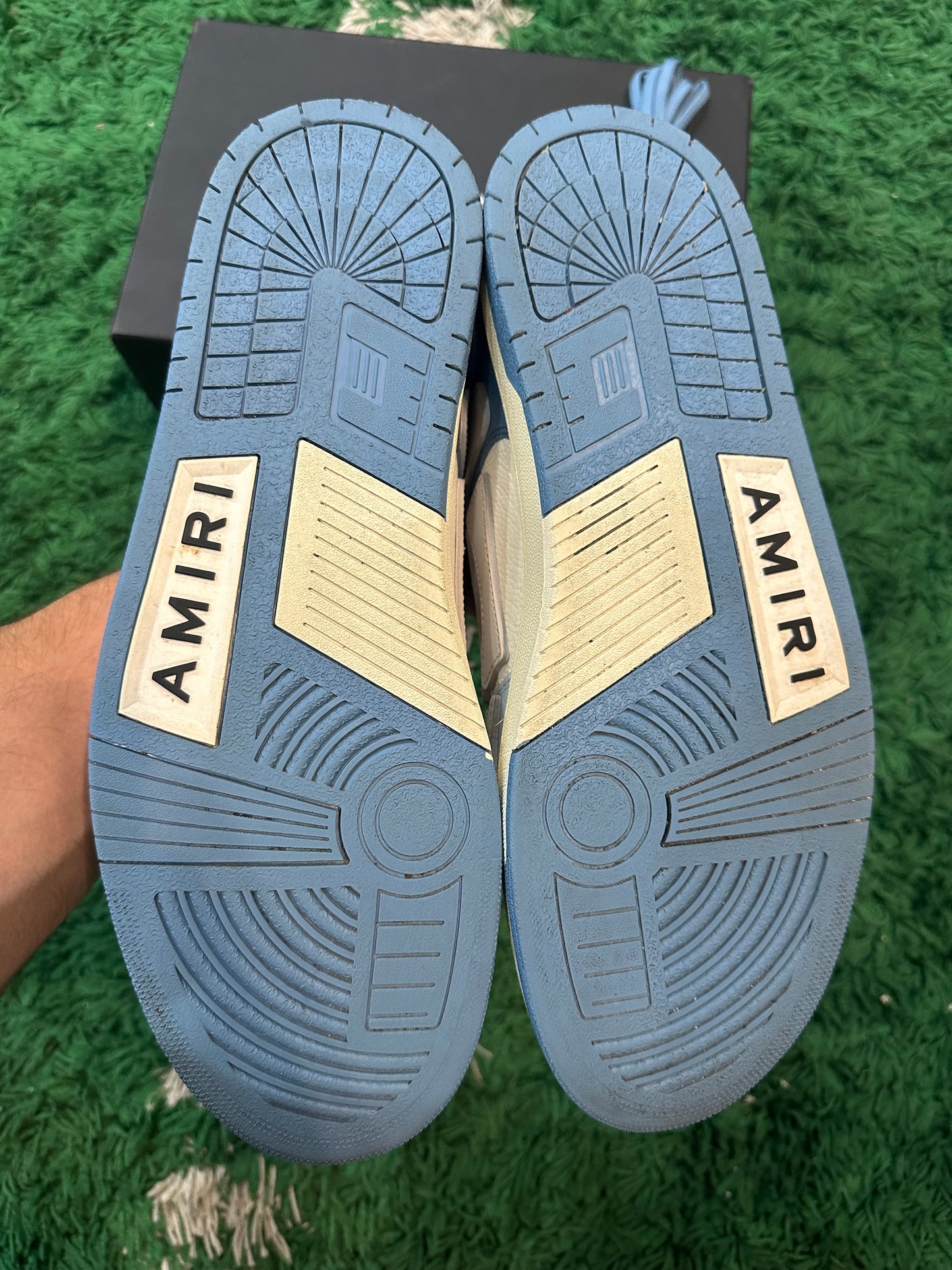 Amiri Bone Low “White Blue”