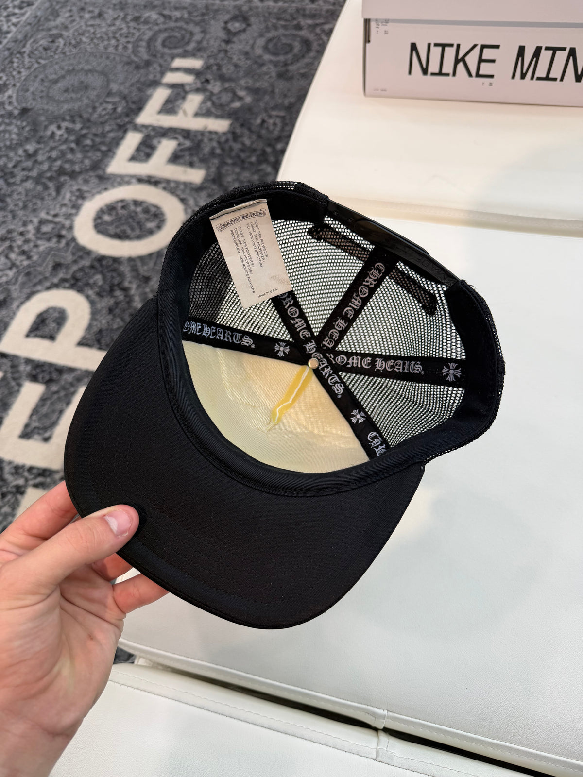Chrome Hearts Triple Camo Cross King Taco Trucker Hat