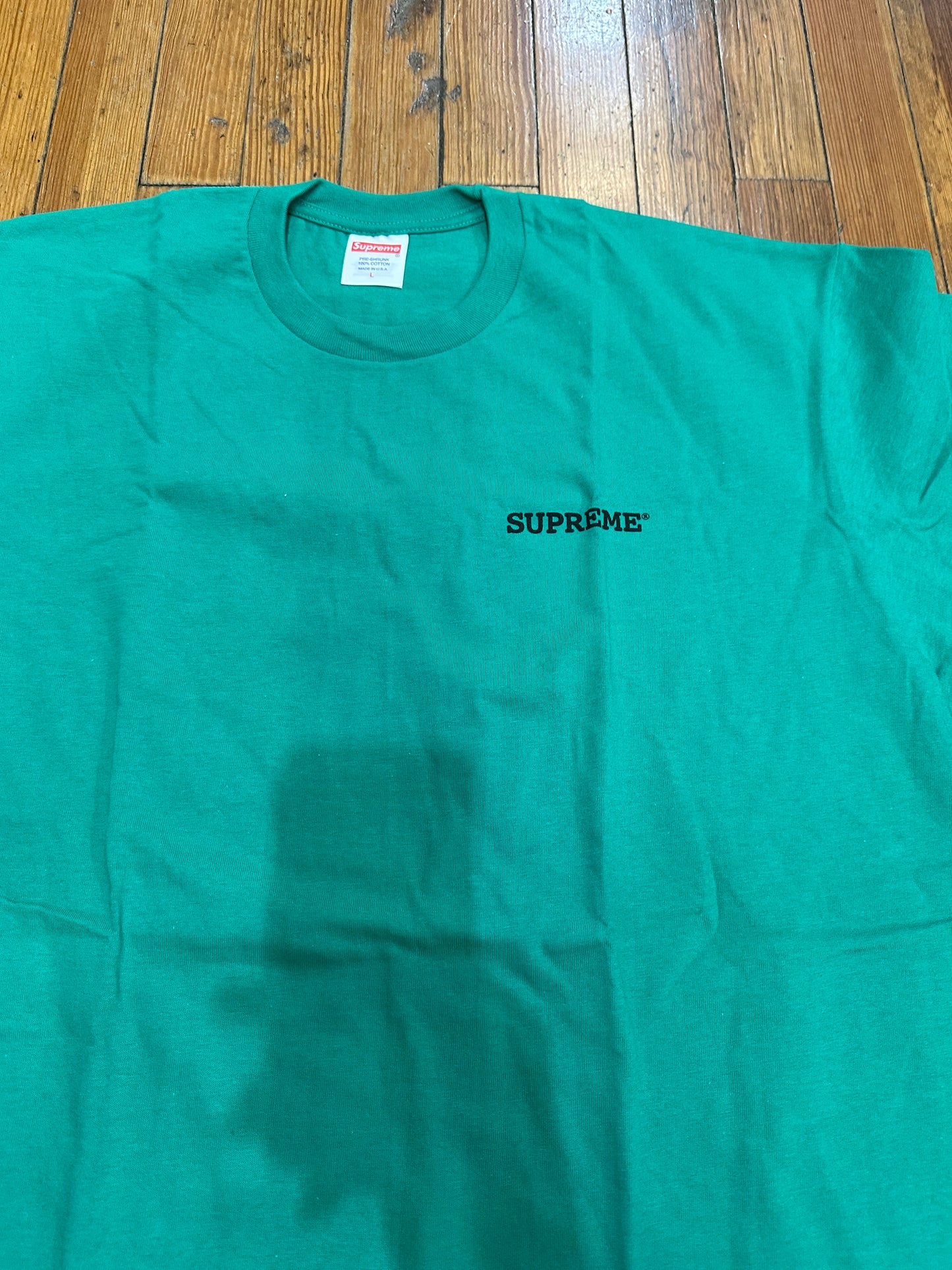 Supreme Green Tee “Patchwork”