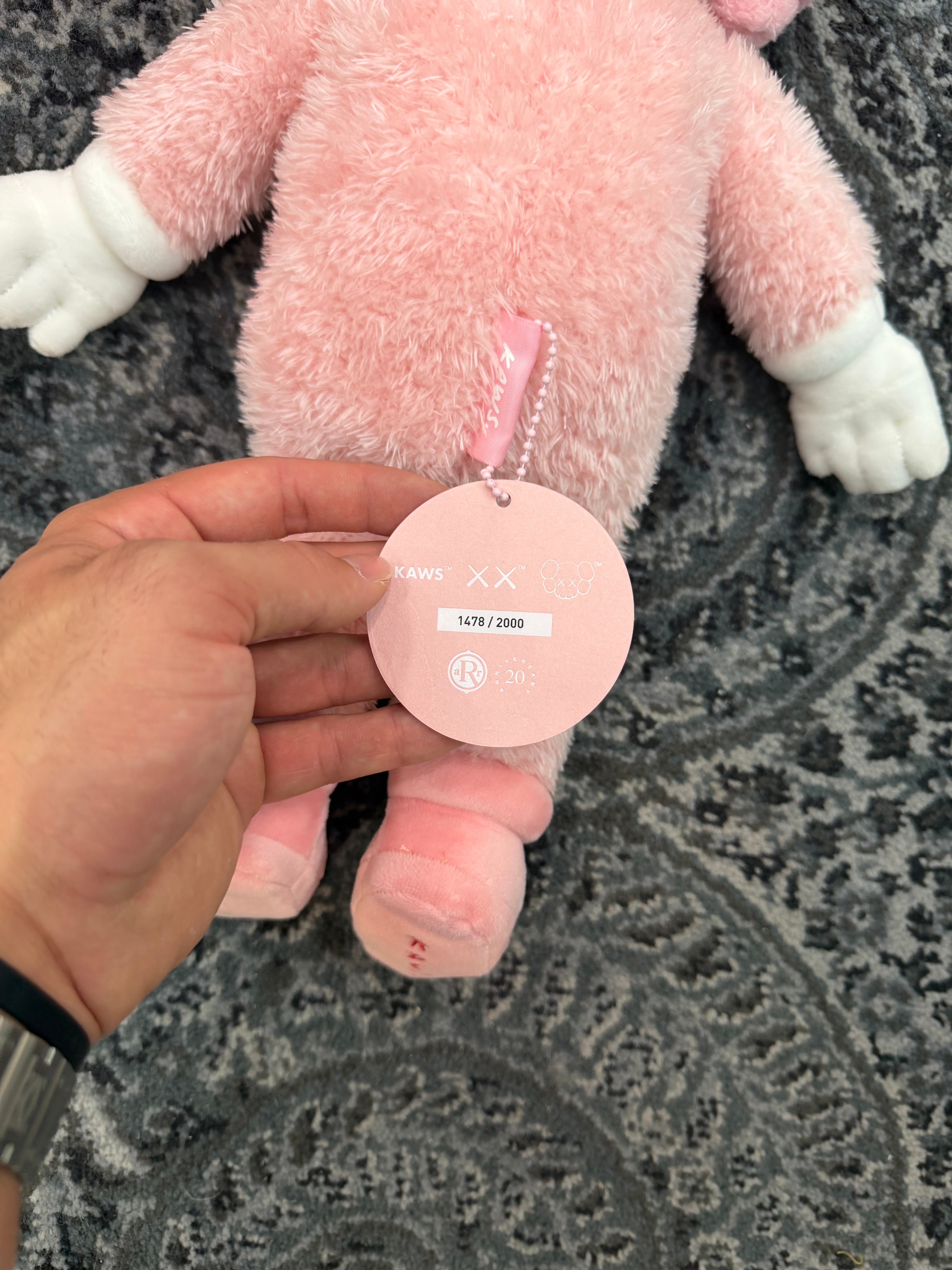 Kaws Pink Plush “Accomplice”