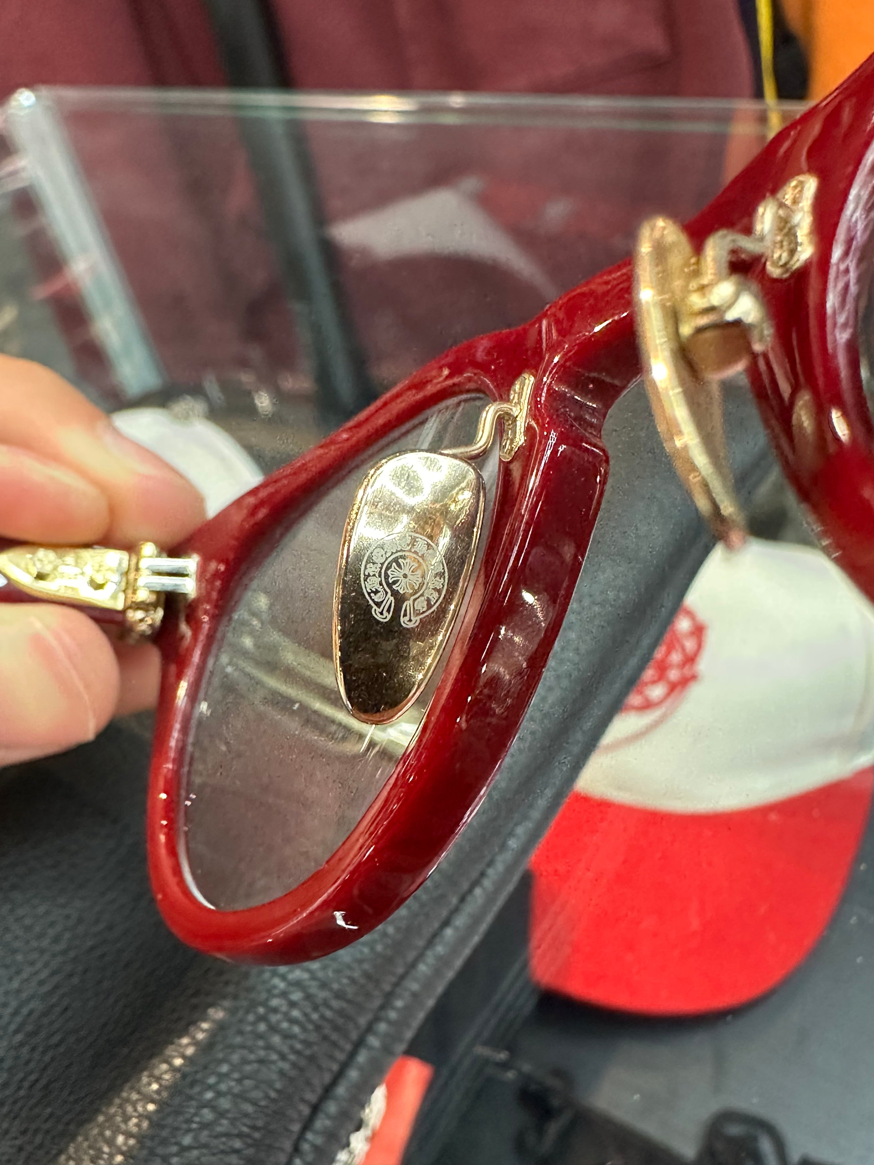 Chrome Hearts Glasses “Red Dingalinglong”