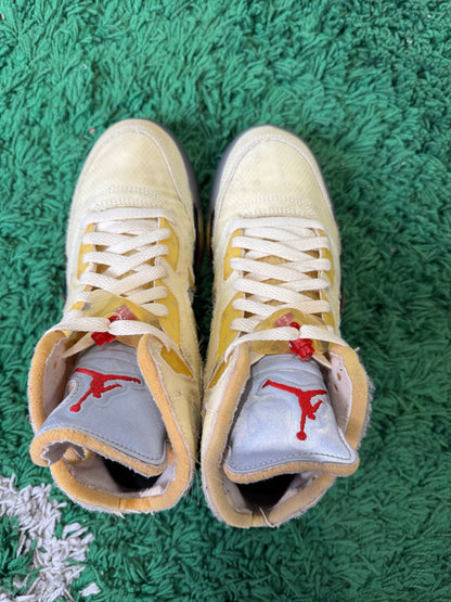 Jordan 5 x Off White “Sail”