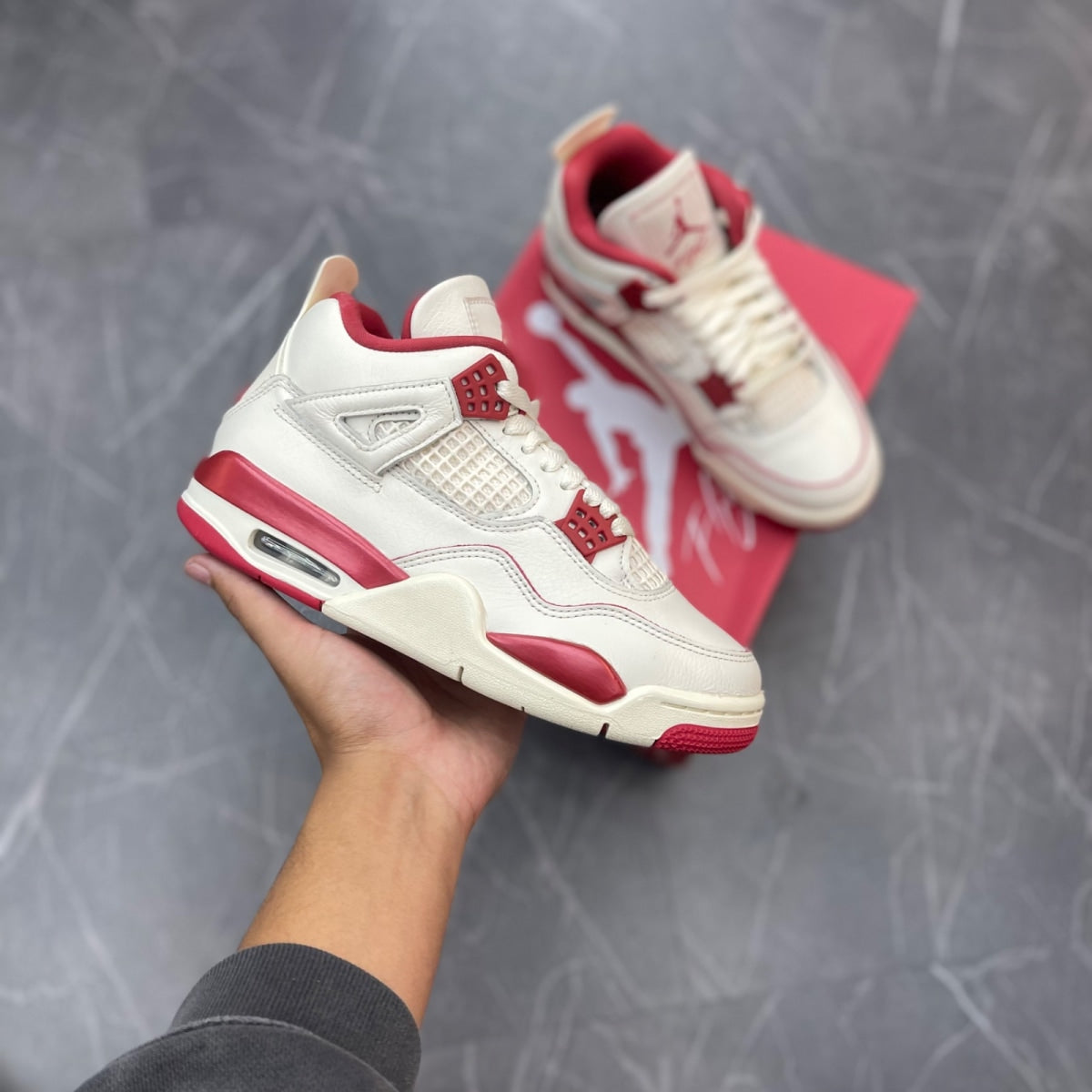 Jordan 4 Retro Valentine's Day Sierra Red (Women's) - Image 6
