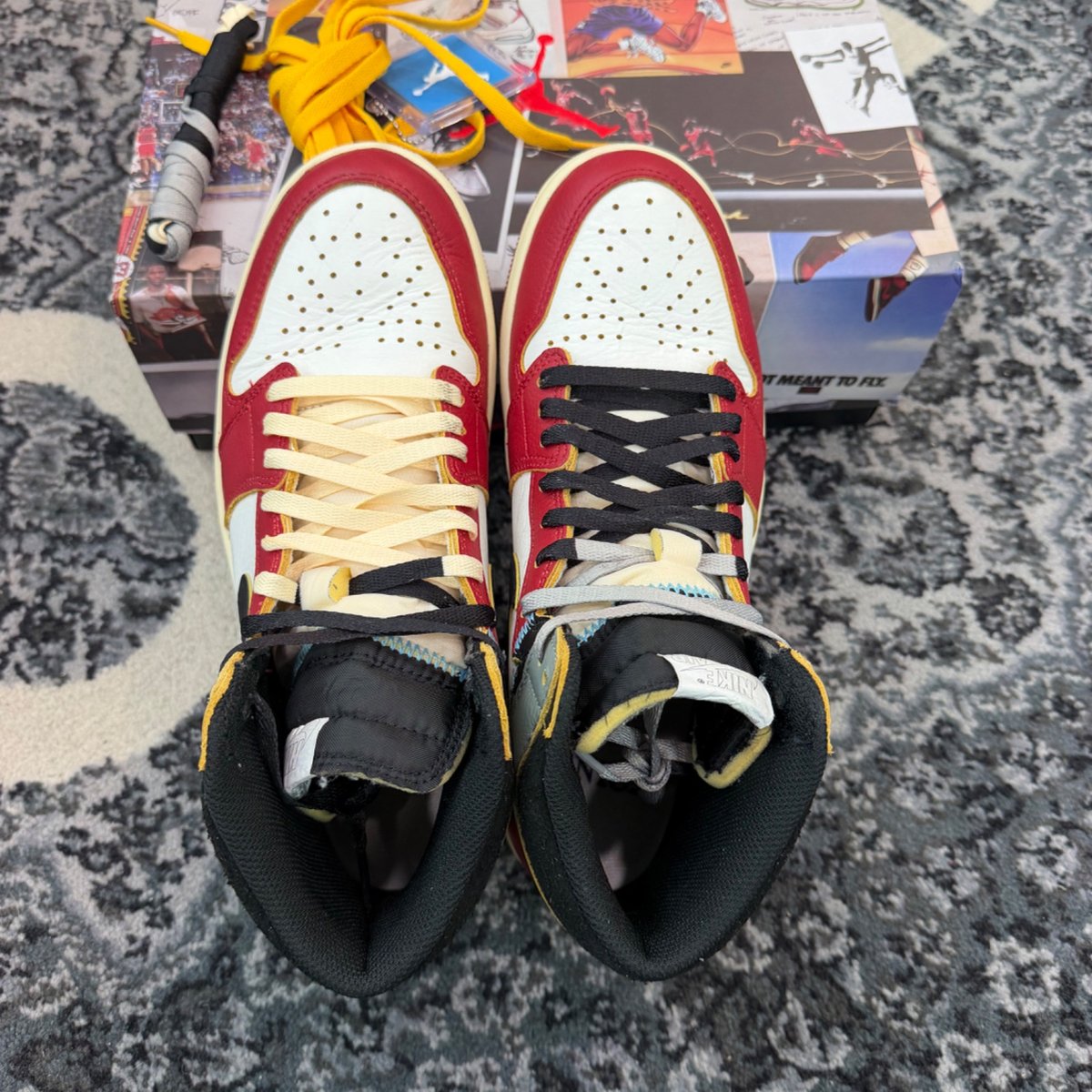 Jordan 1 Retro High OG SP Union LA Chicago Shadow (Size 9) (Lightly Worn)