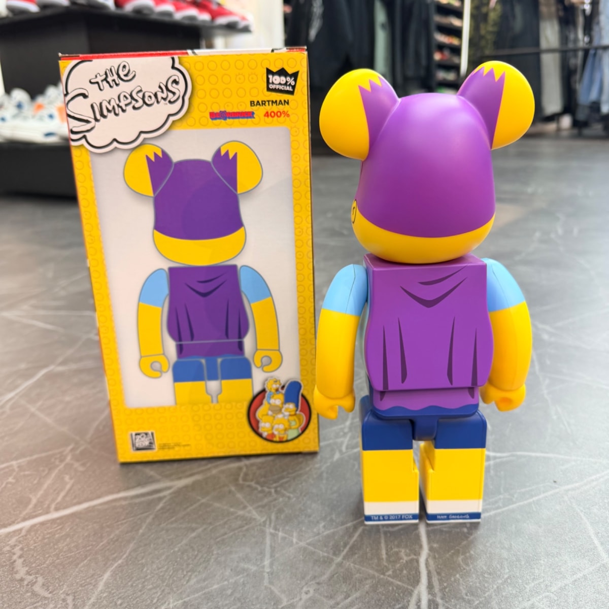 Bearbrick The Simpsons Bartman 400% Yellow - Image 2