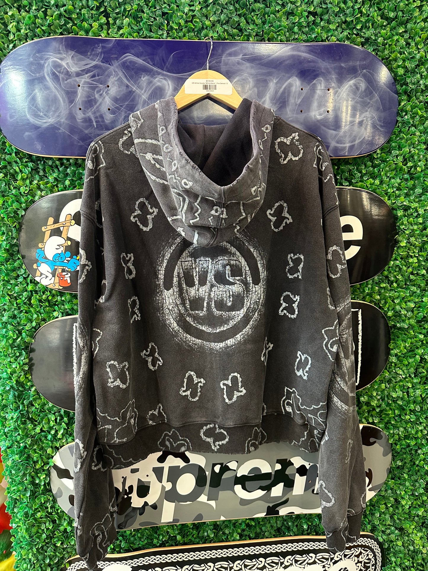 Vale Black Flag Zip Up Hoodie