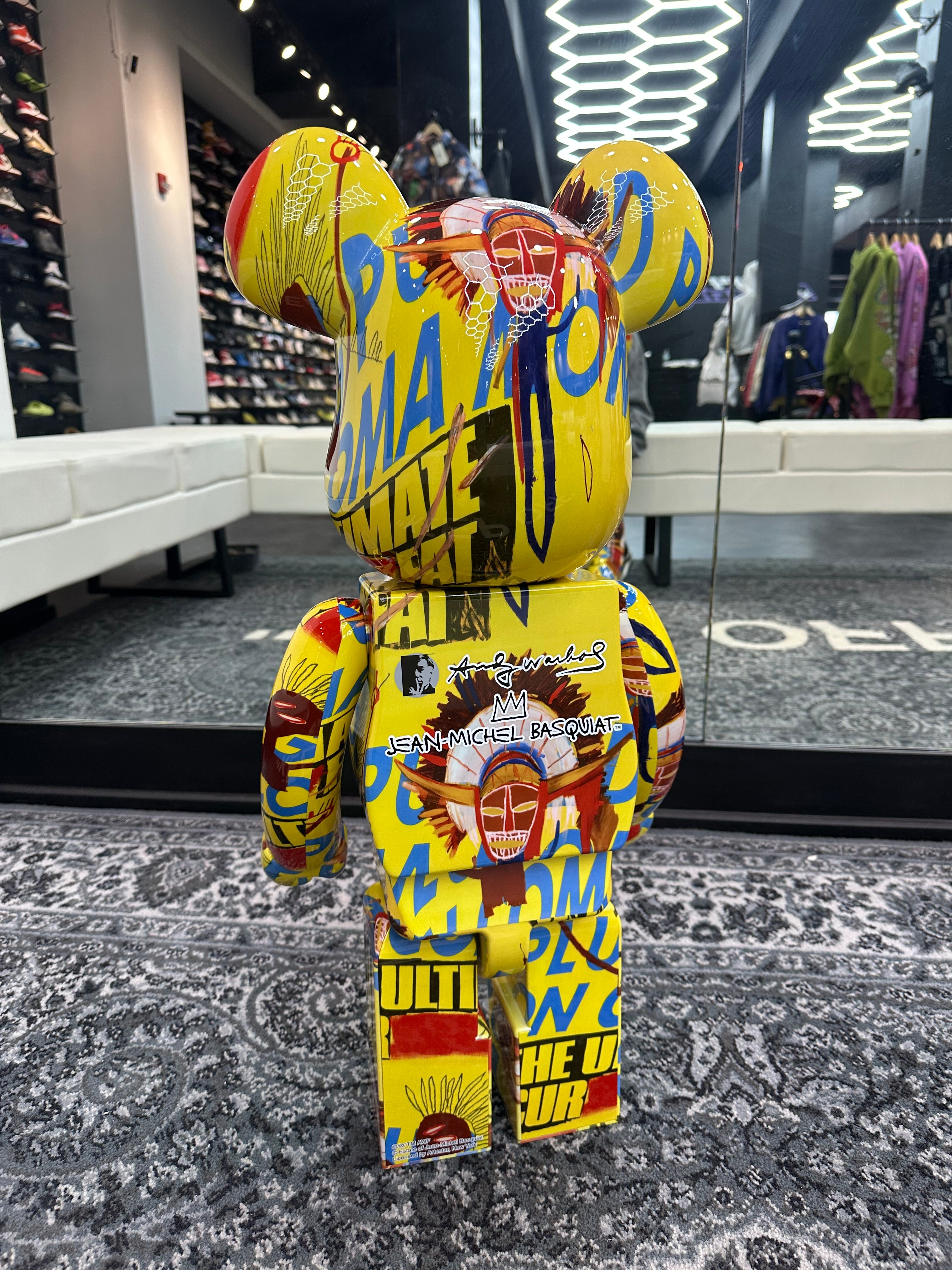 Bearbrick 1000% “Andy Warhol X Jean-Michel BASQUIAT” #3