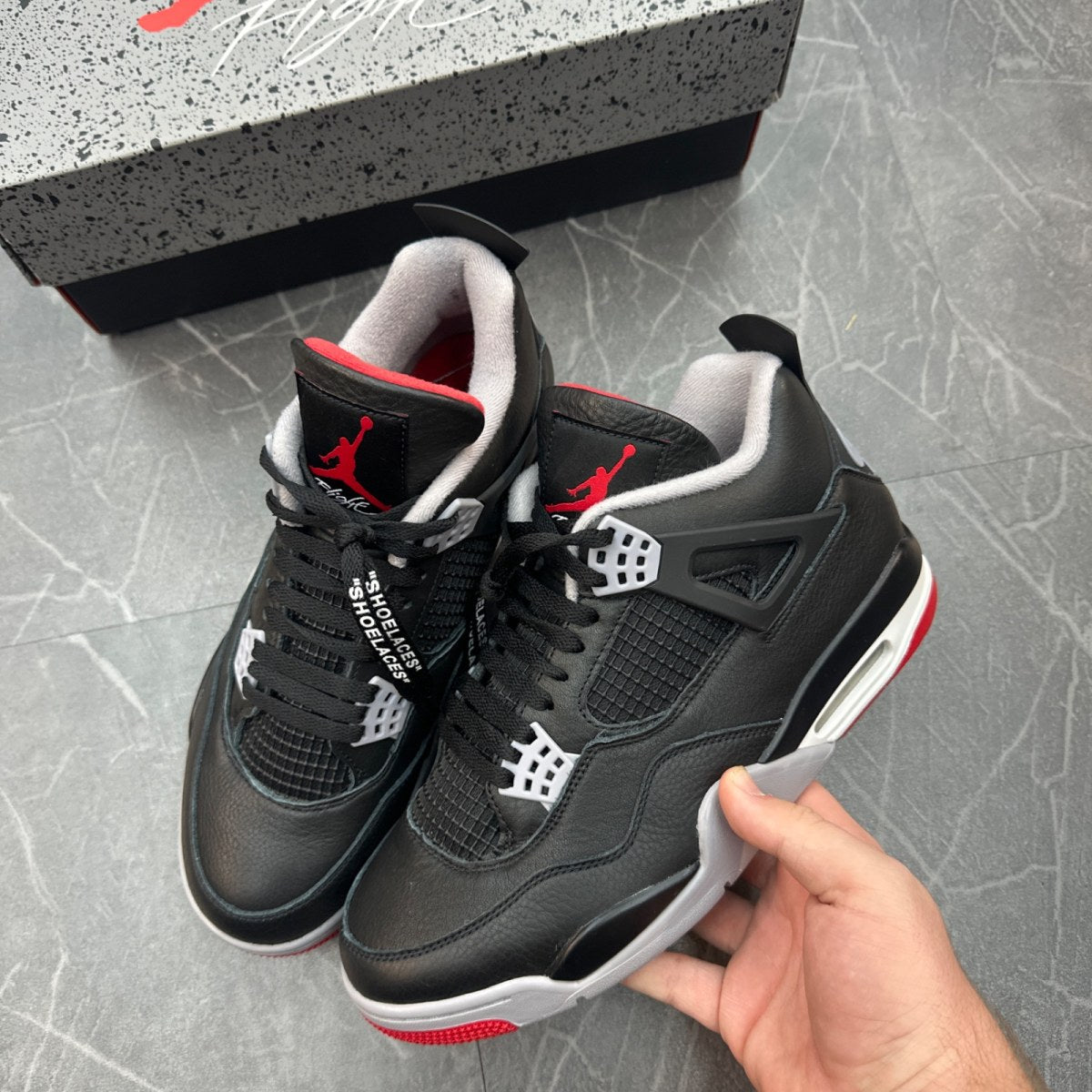 Jordan 4 Retro Bred Reimagined - Image 3