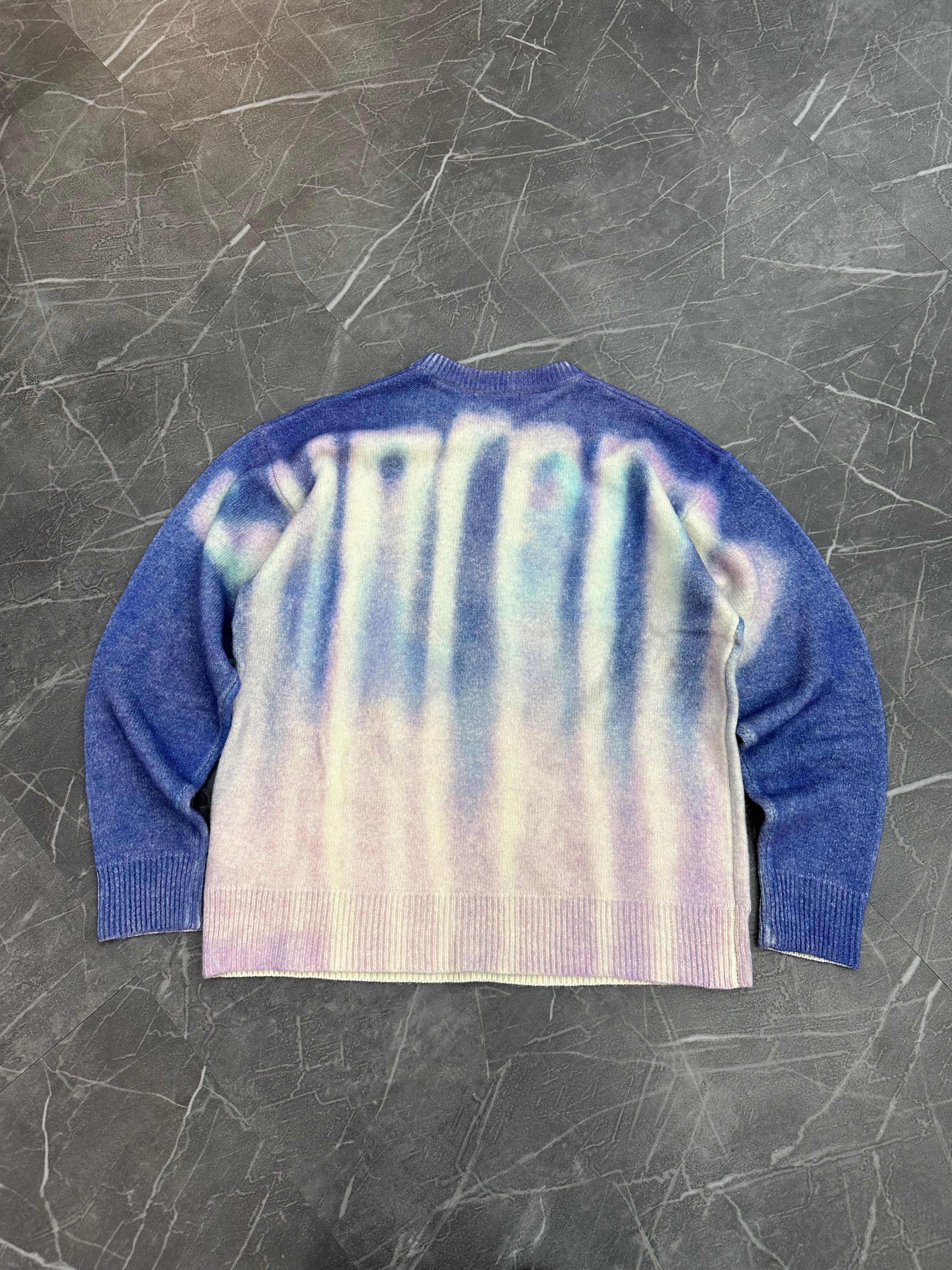 Supreme Blurred Logo Sweater “Blue”