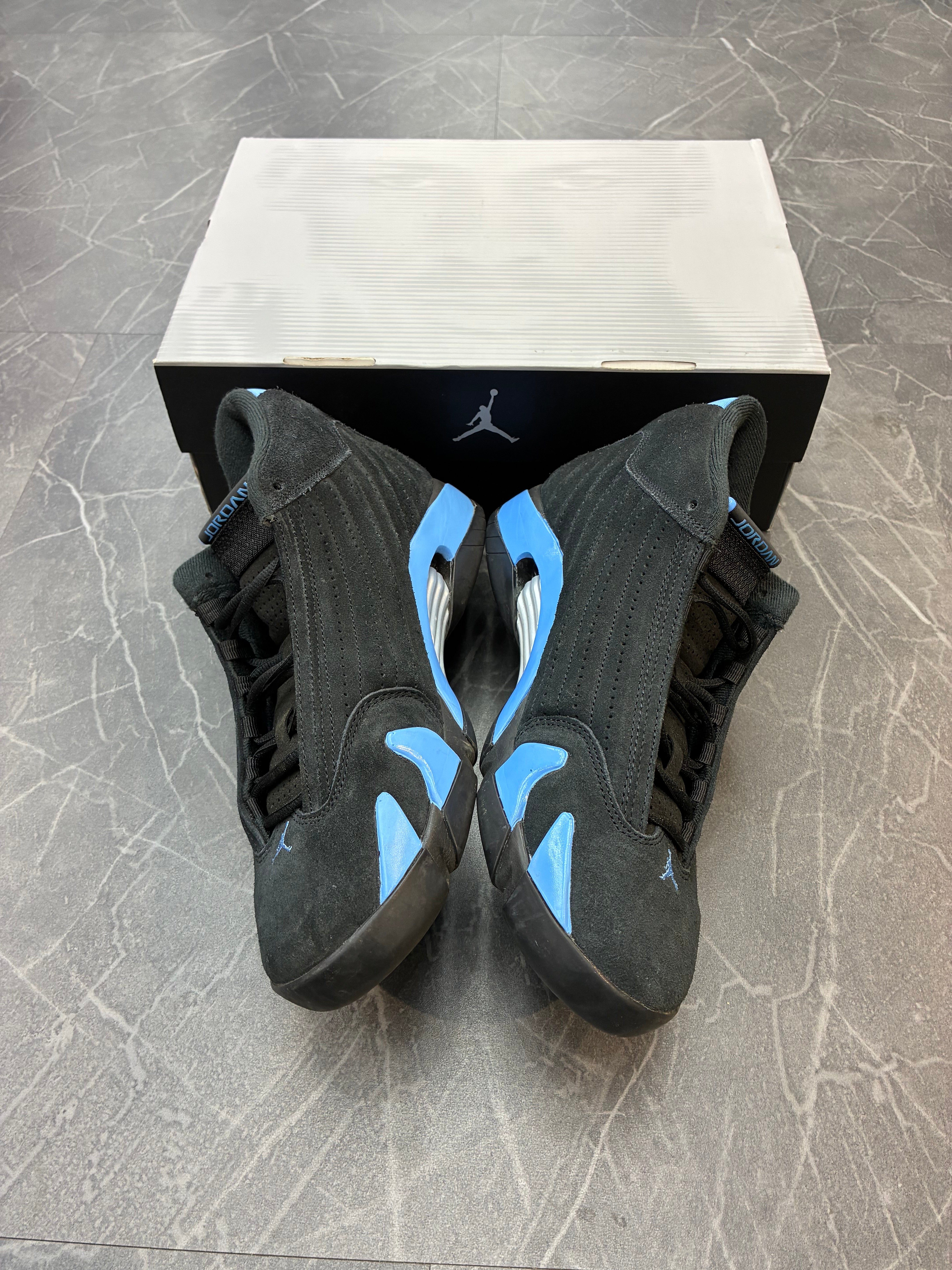 Jordan 14 “Black University Blue”