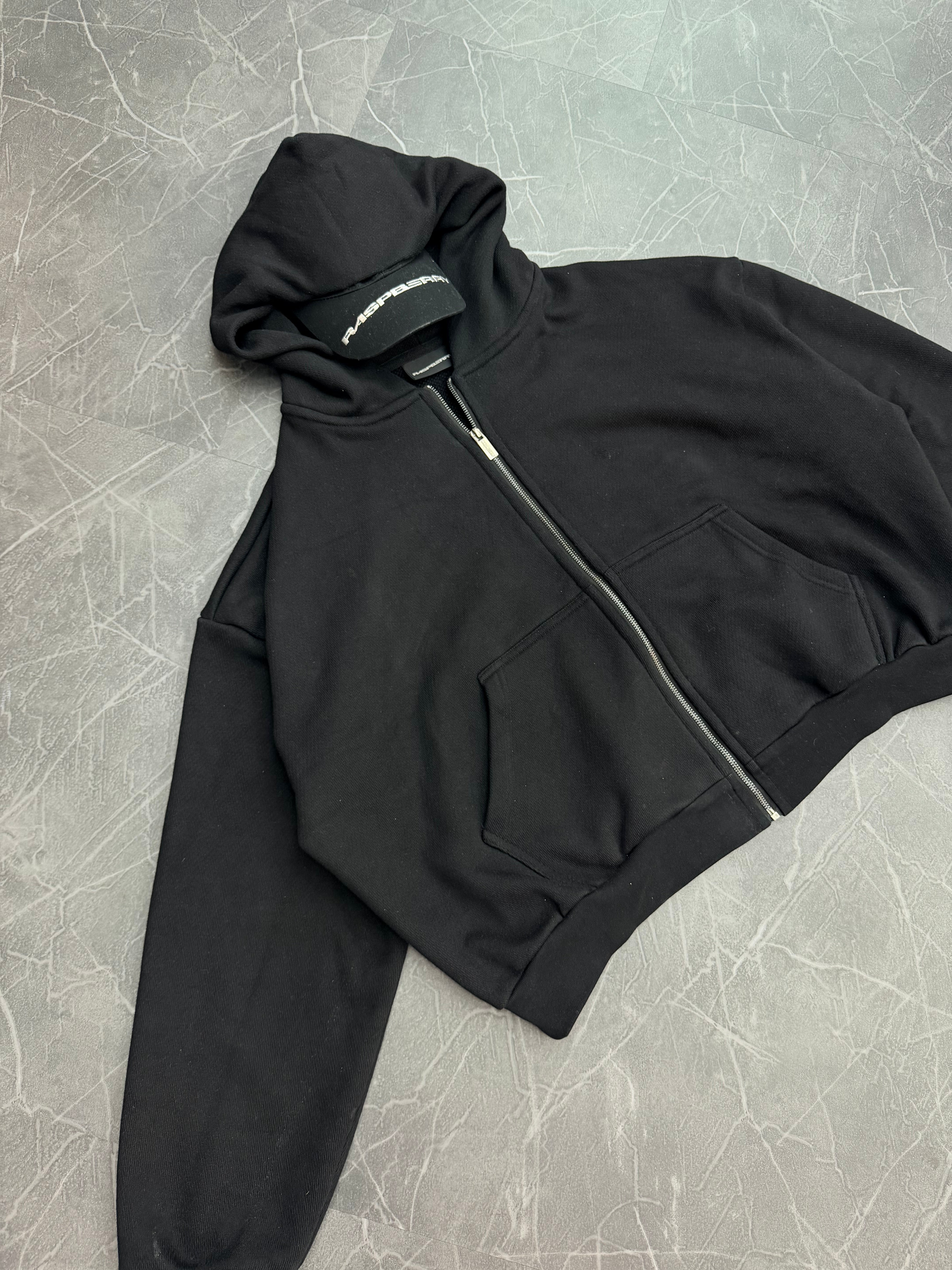 GV Gallery Raspberry Hills Dad Zip Up Hoodie “Black”