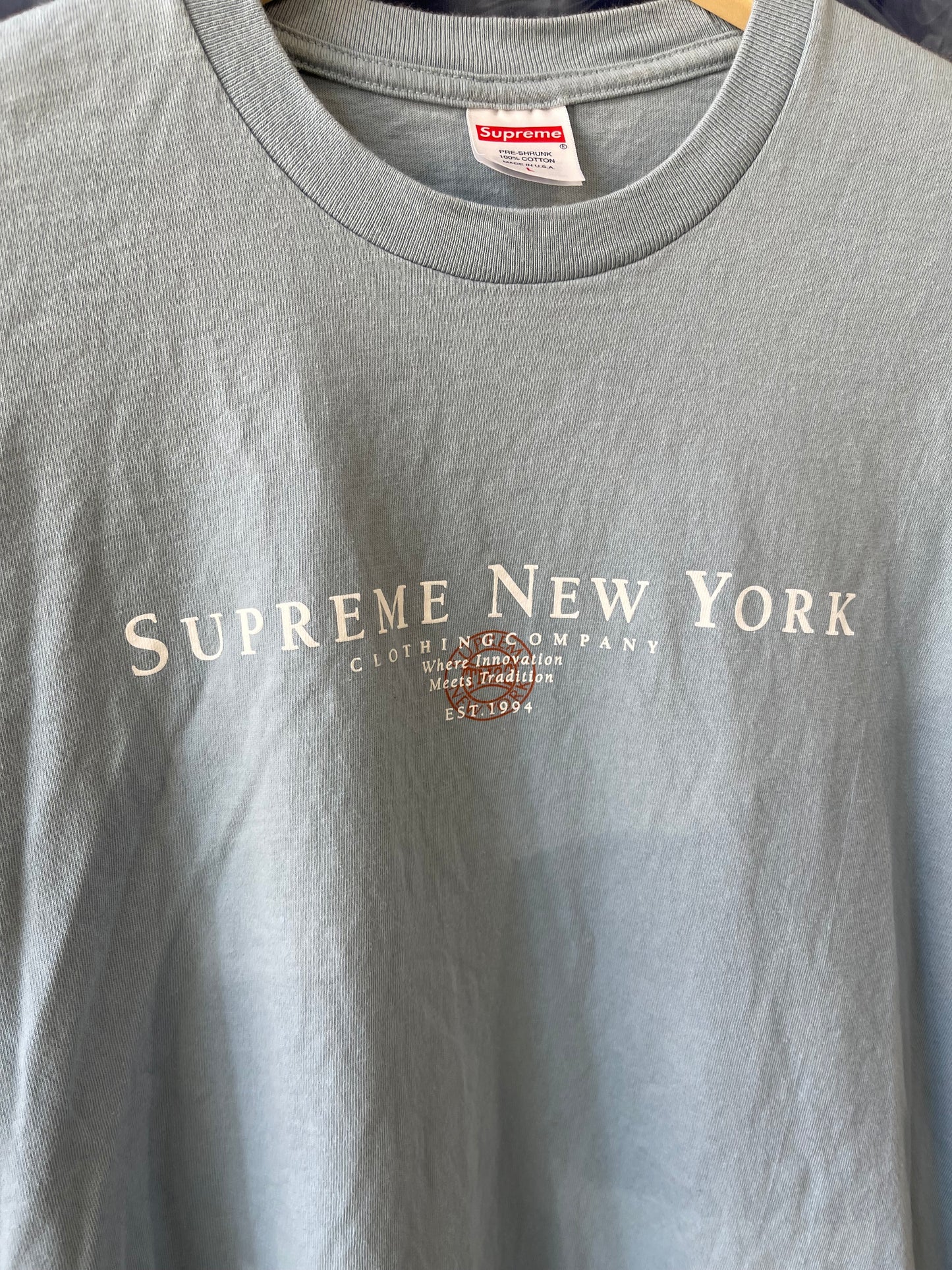 Supreme Clothing Co. Tee “Light Blue”