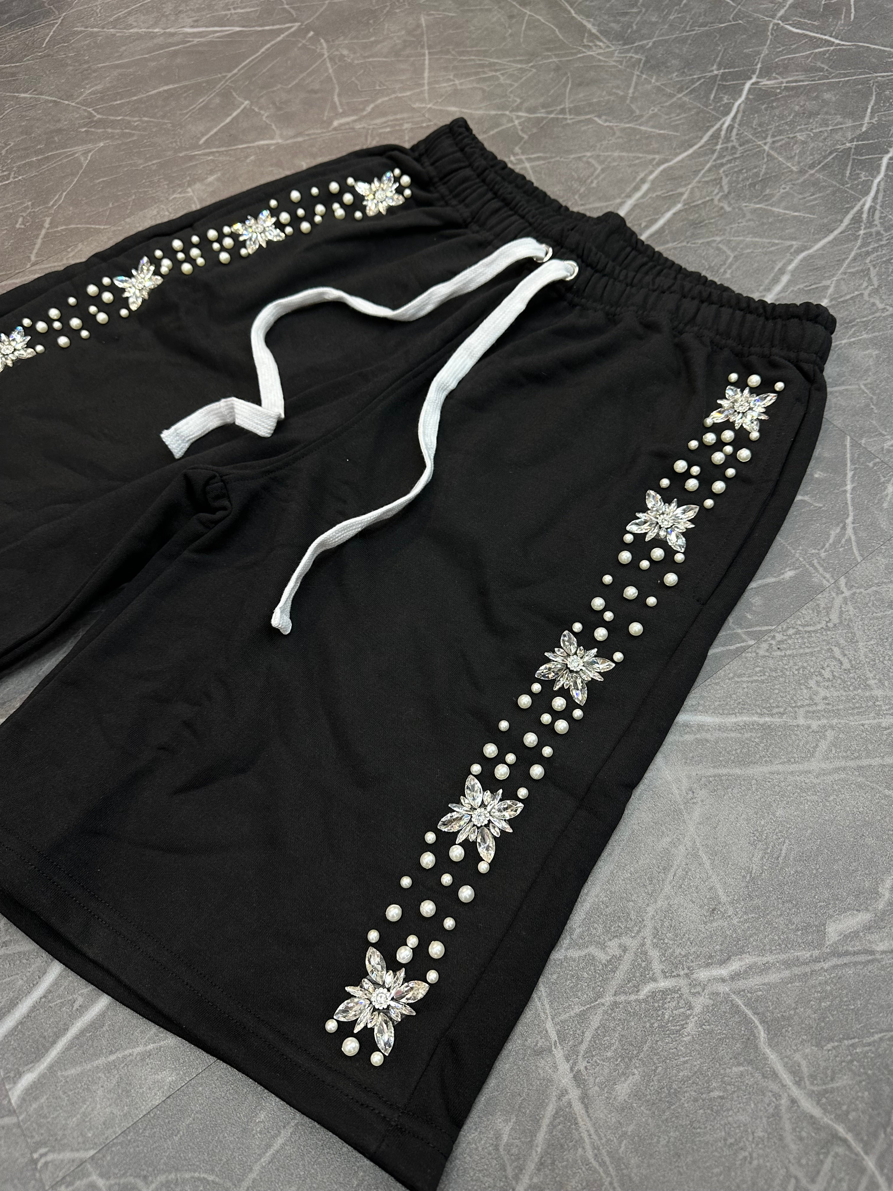 Fraternal Black Pearl Sweat Shorts