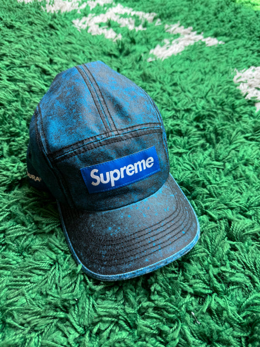 Supreme Washed Cordura Camp Hat “Royal”