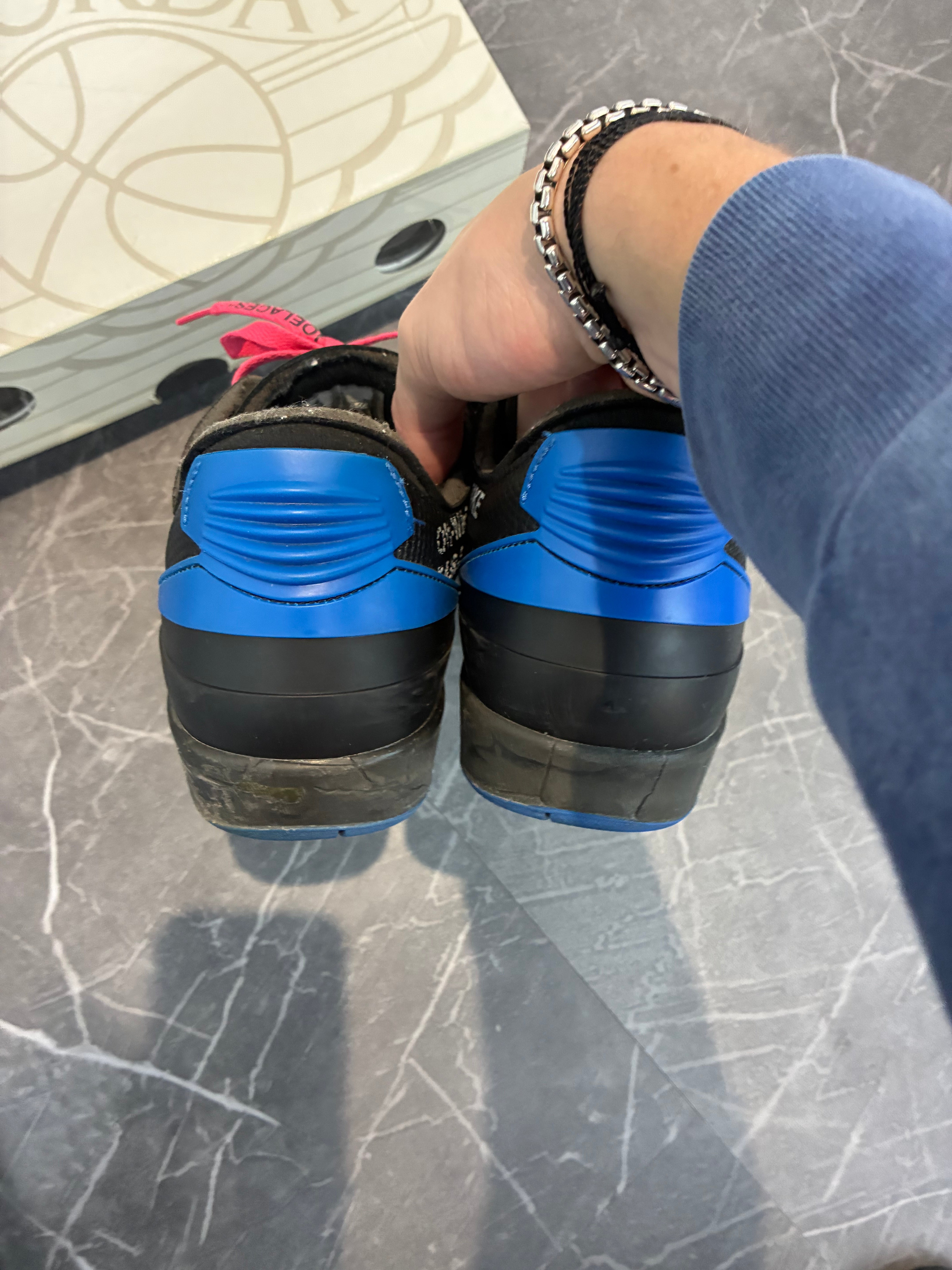 Off-White Jordan 2 “Black Blue”