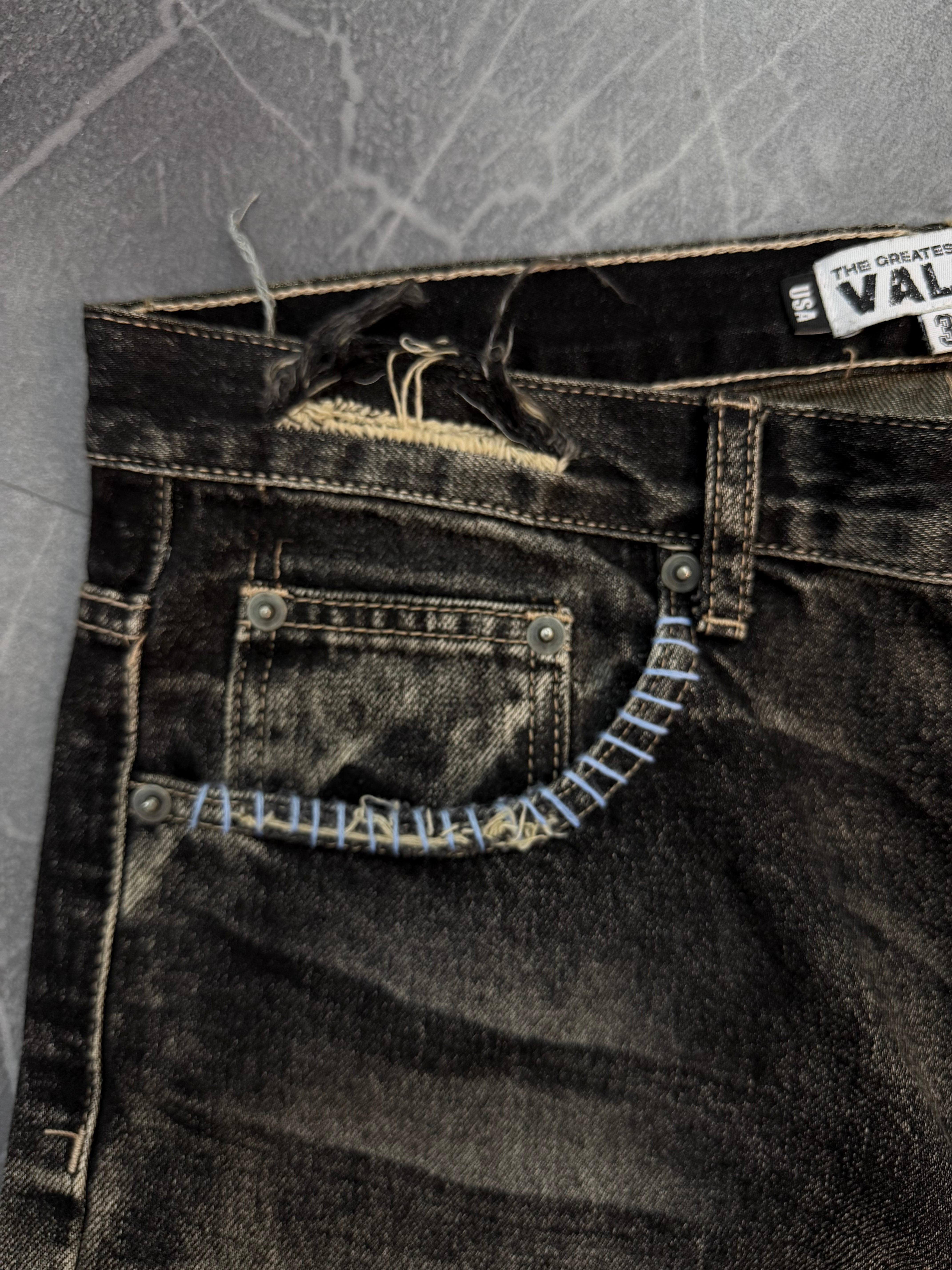 Vale Forever Thrashed Black Denim
