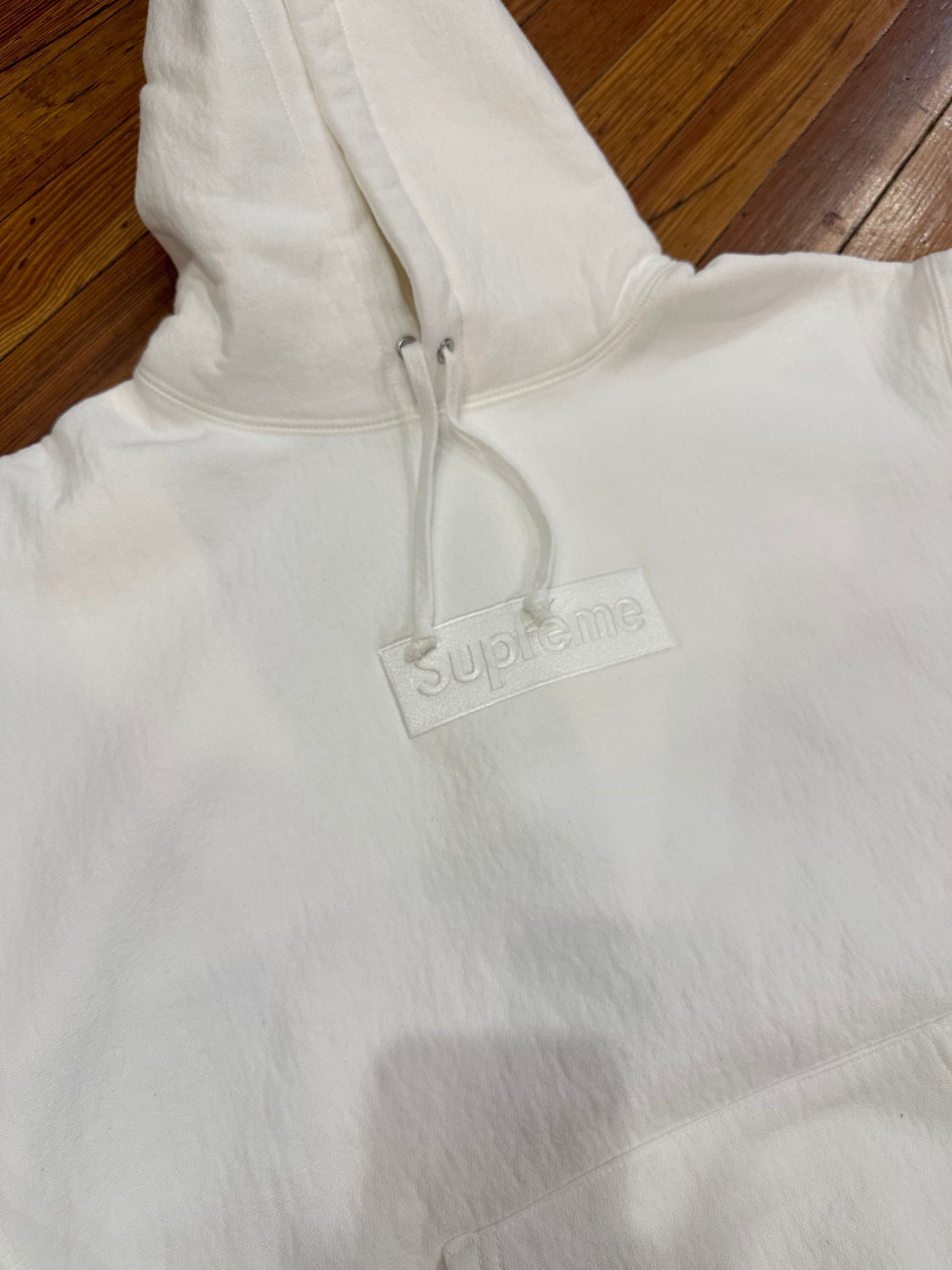 Supreme Hoodie Box Logo “White”