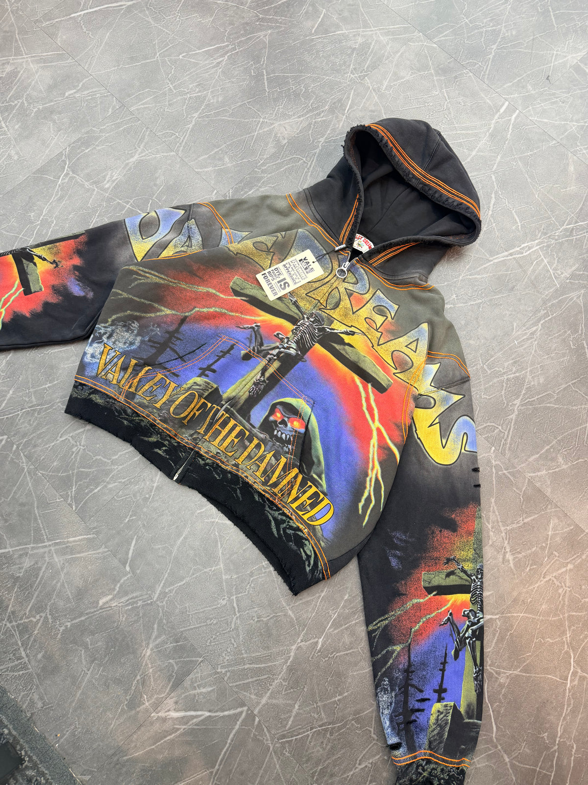 Vale Forever Damned Big Zip Up 'Black'