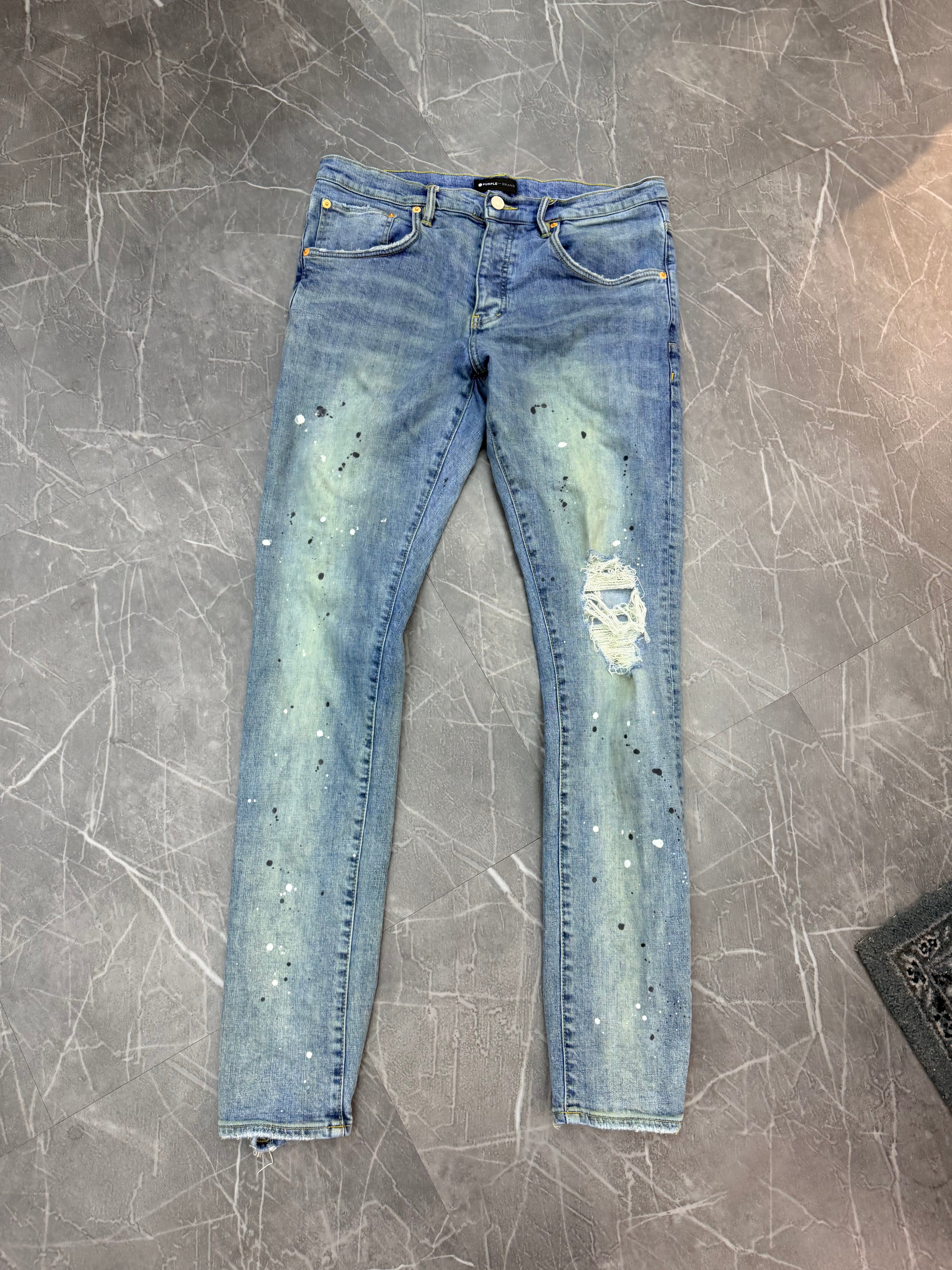 Purple Brand Jeans Splatter (34)