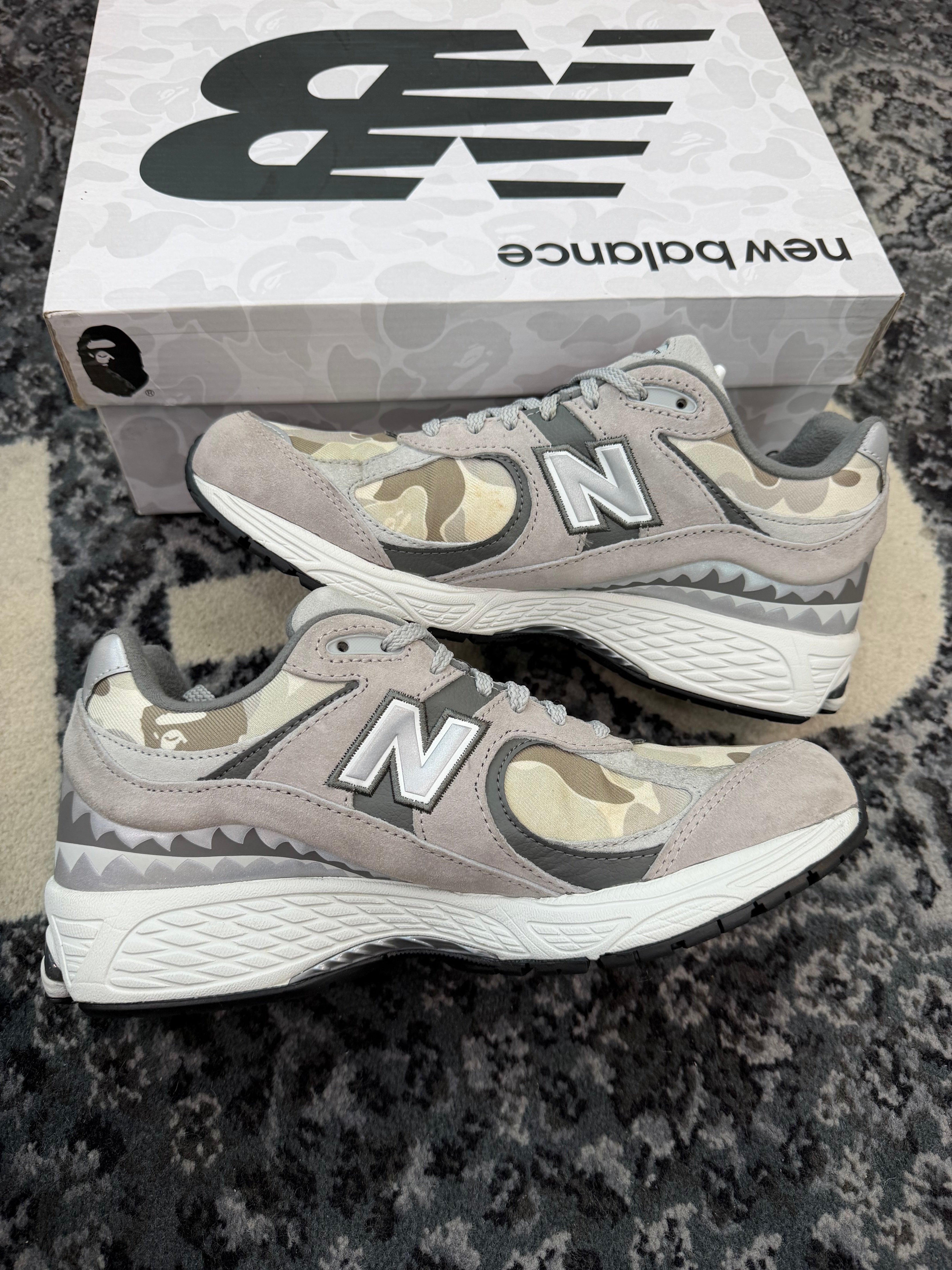 New Balance 2002r x Bape “Grey Camo”