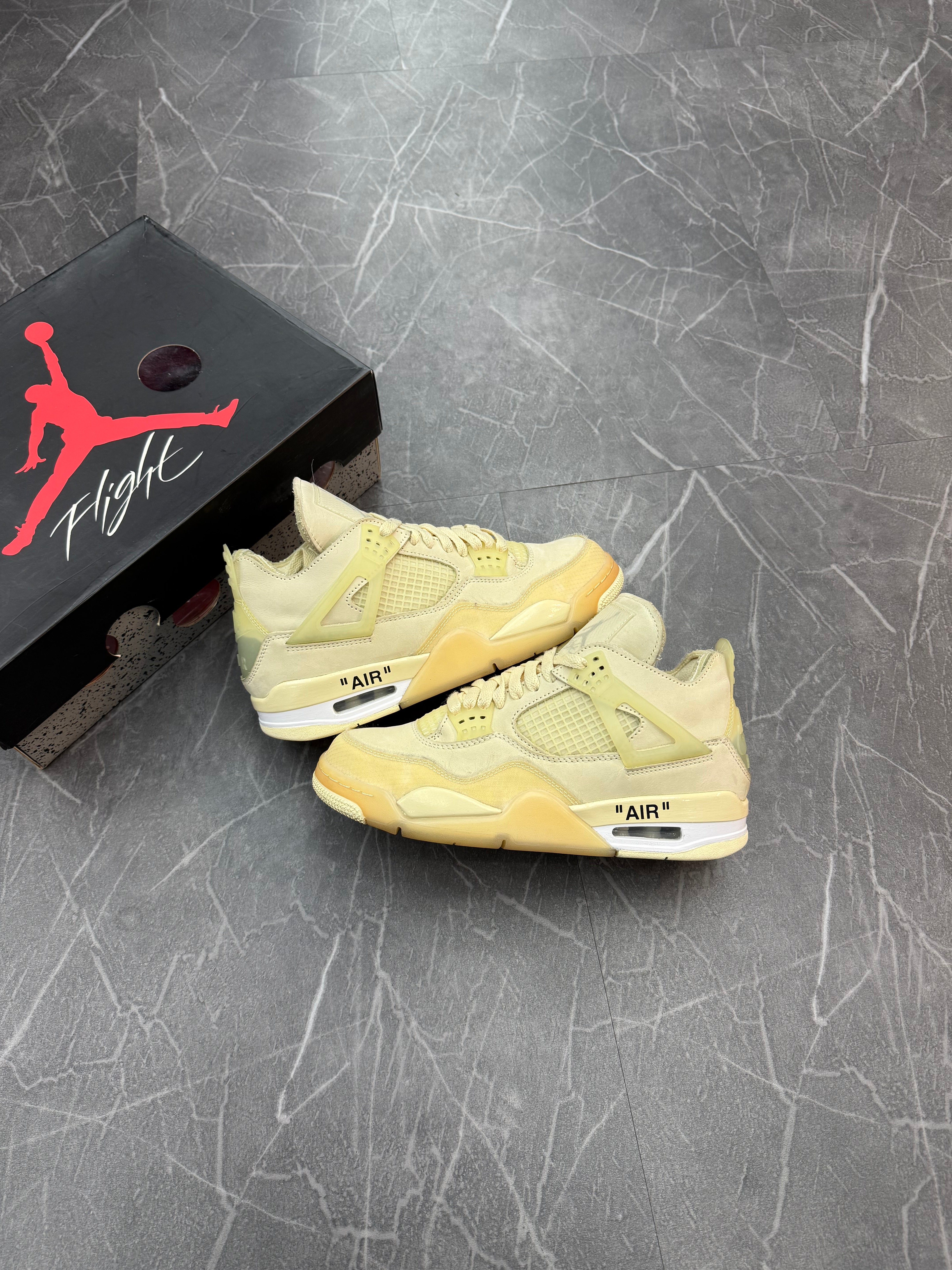 Jordan 4 Off-White “Sail”