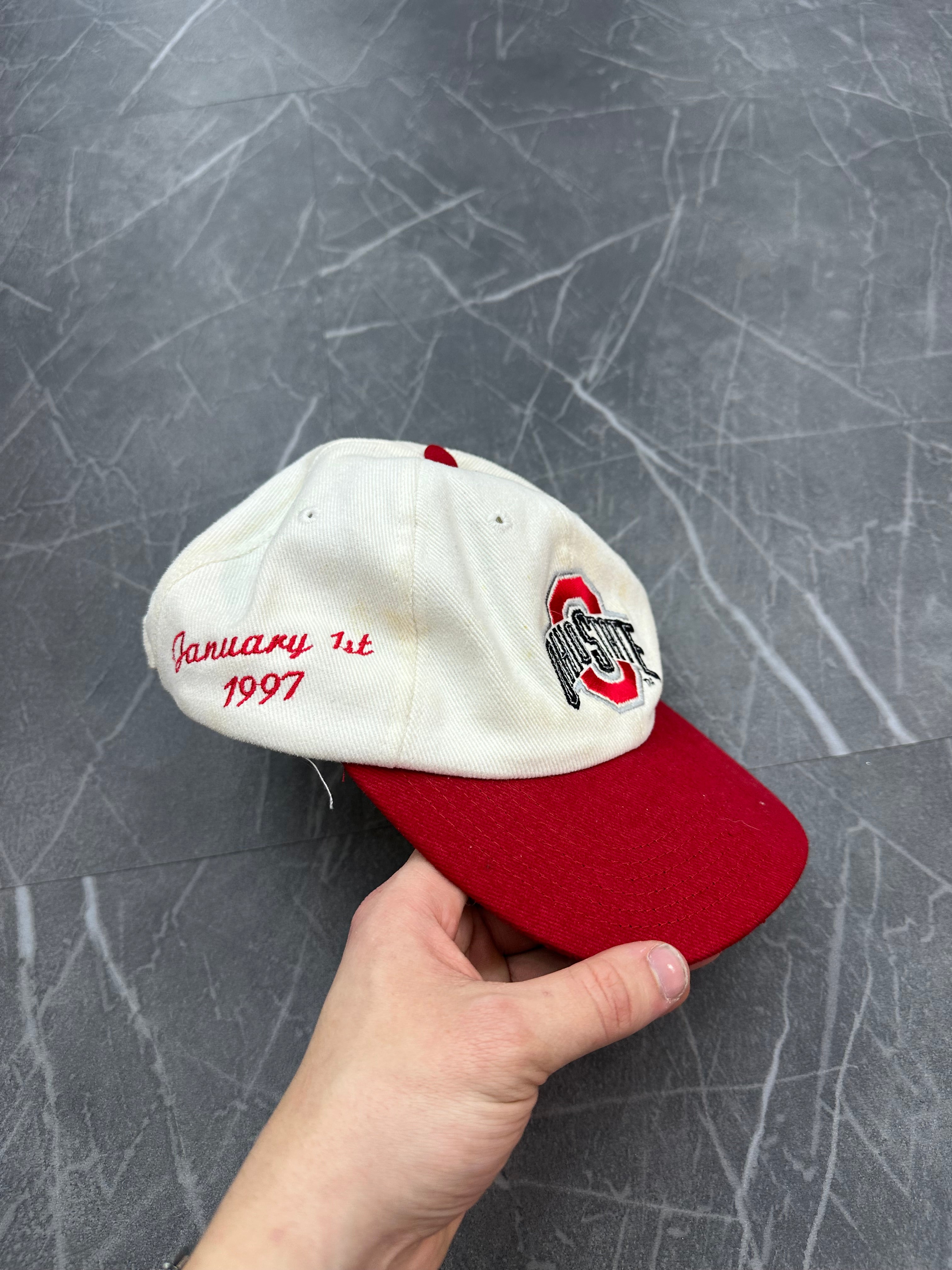 1997 OSU Buckeyes Rose Bull Hat