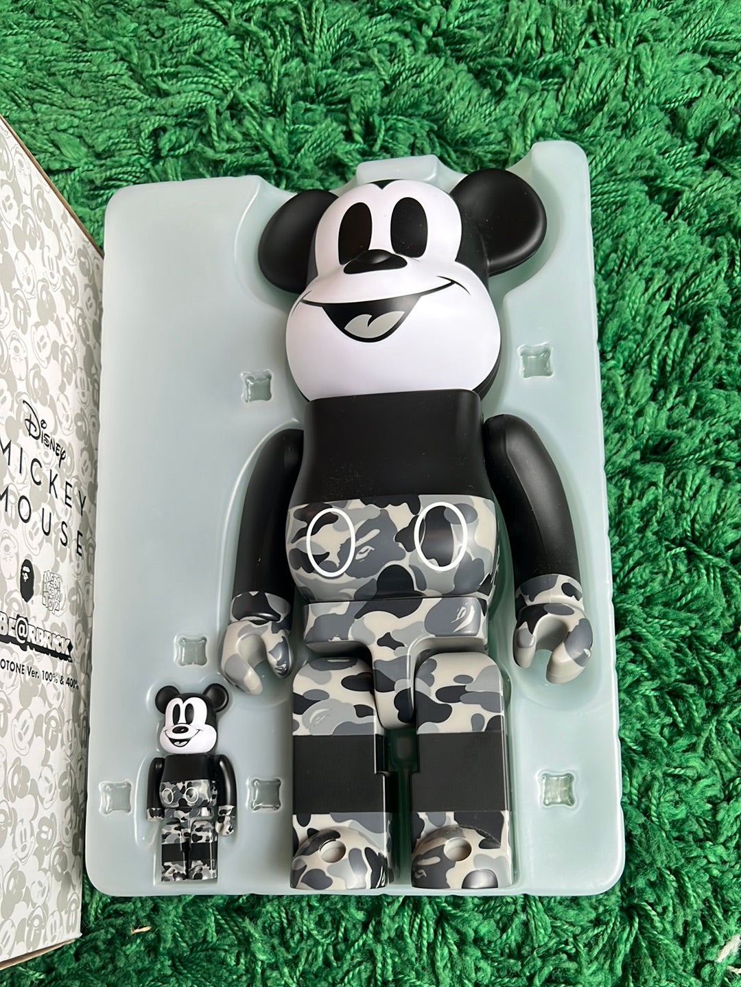 Bearbrick x Bape x Mickey Mouse