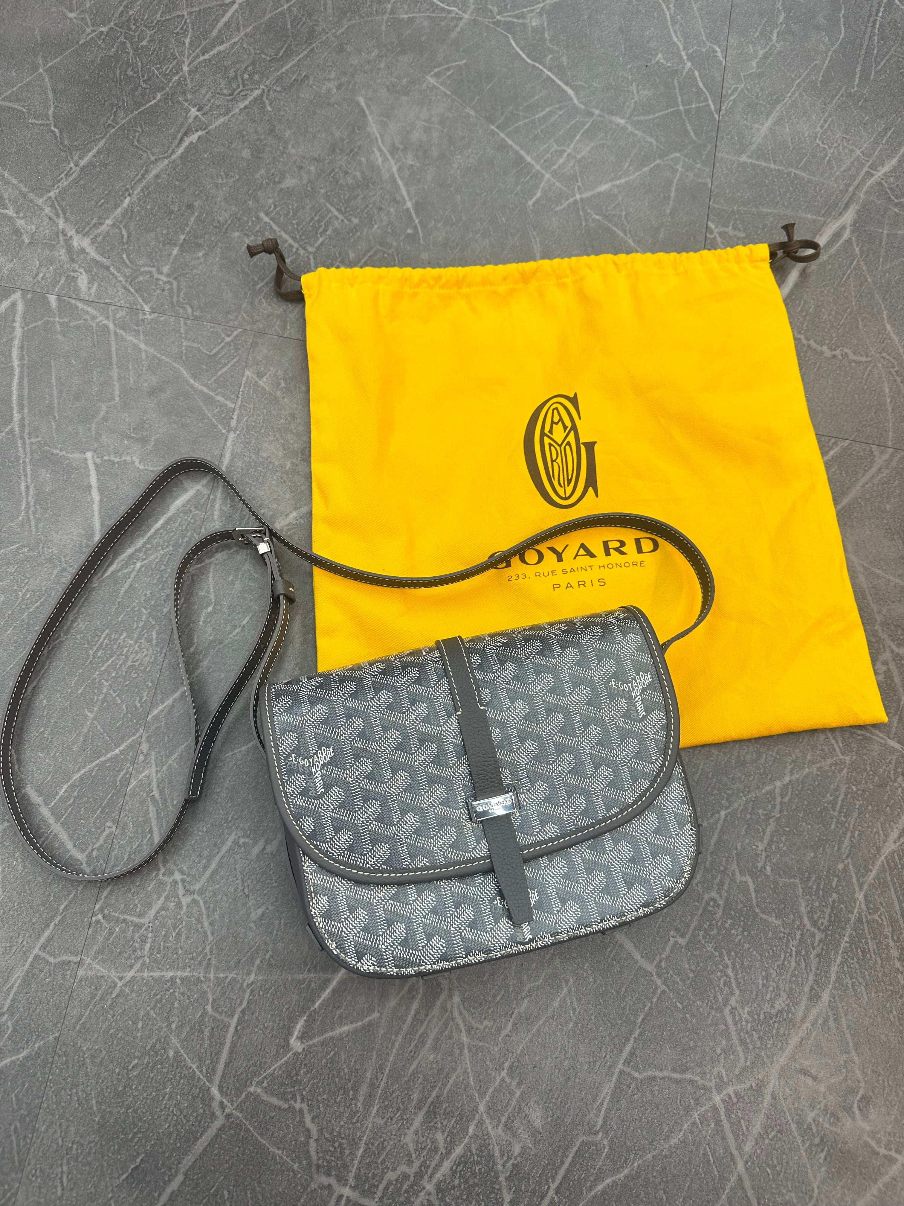 Goyard Belvedere PM Grey