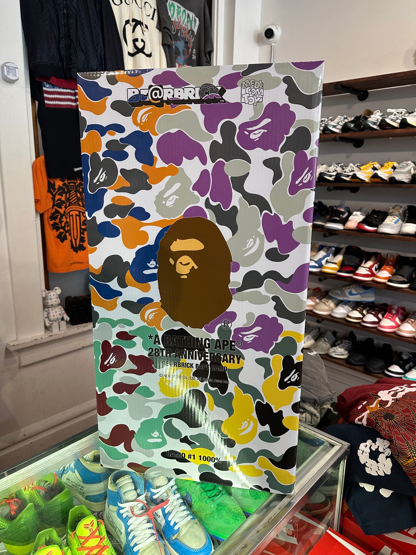 Bearbrick 1000% x BAPE 28th Anniversary #1