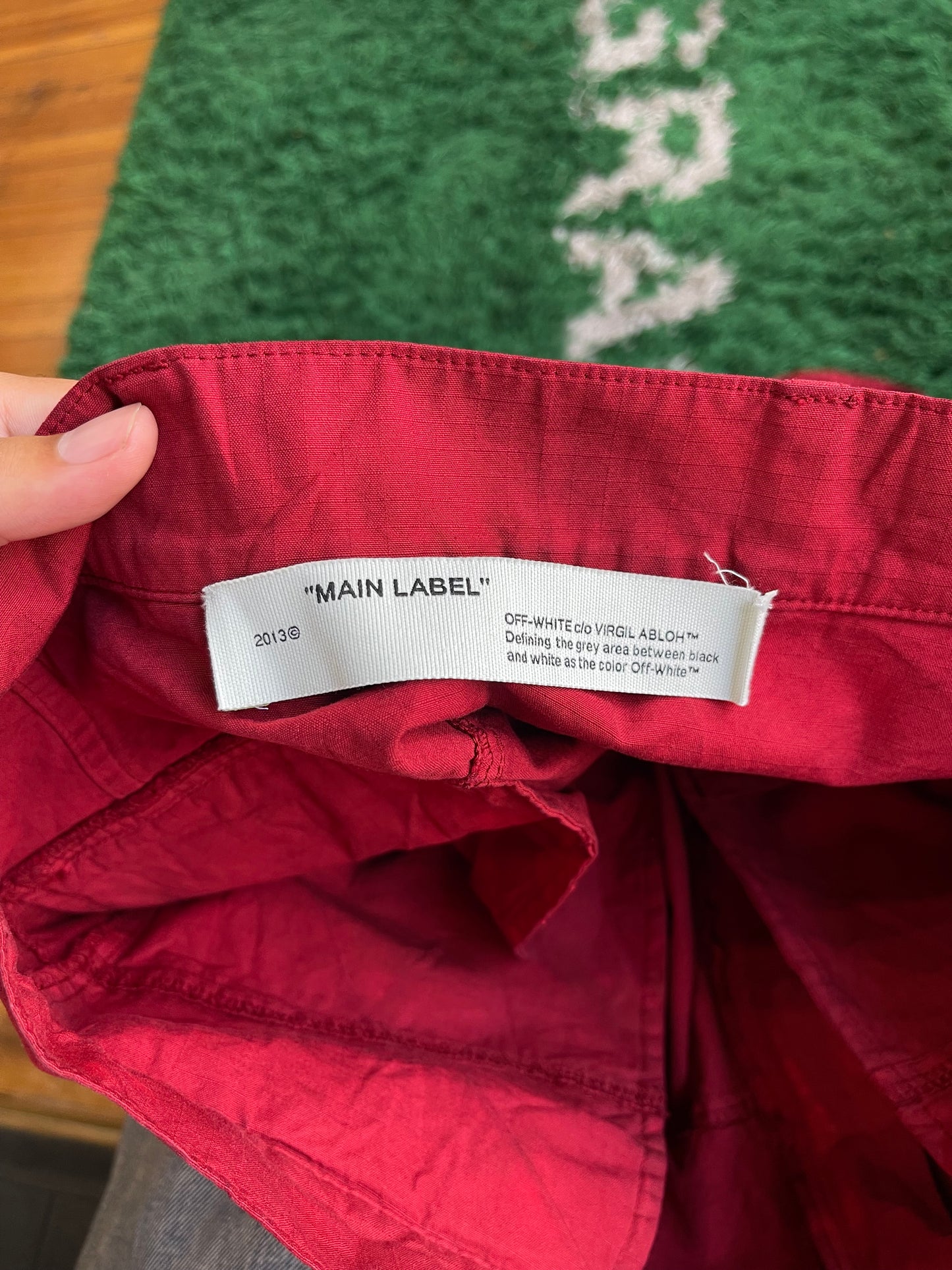 Off White Tie Dye Contour Cargo Pants (30)
