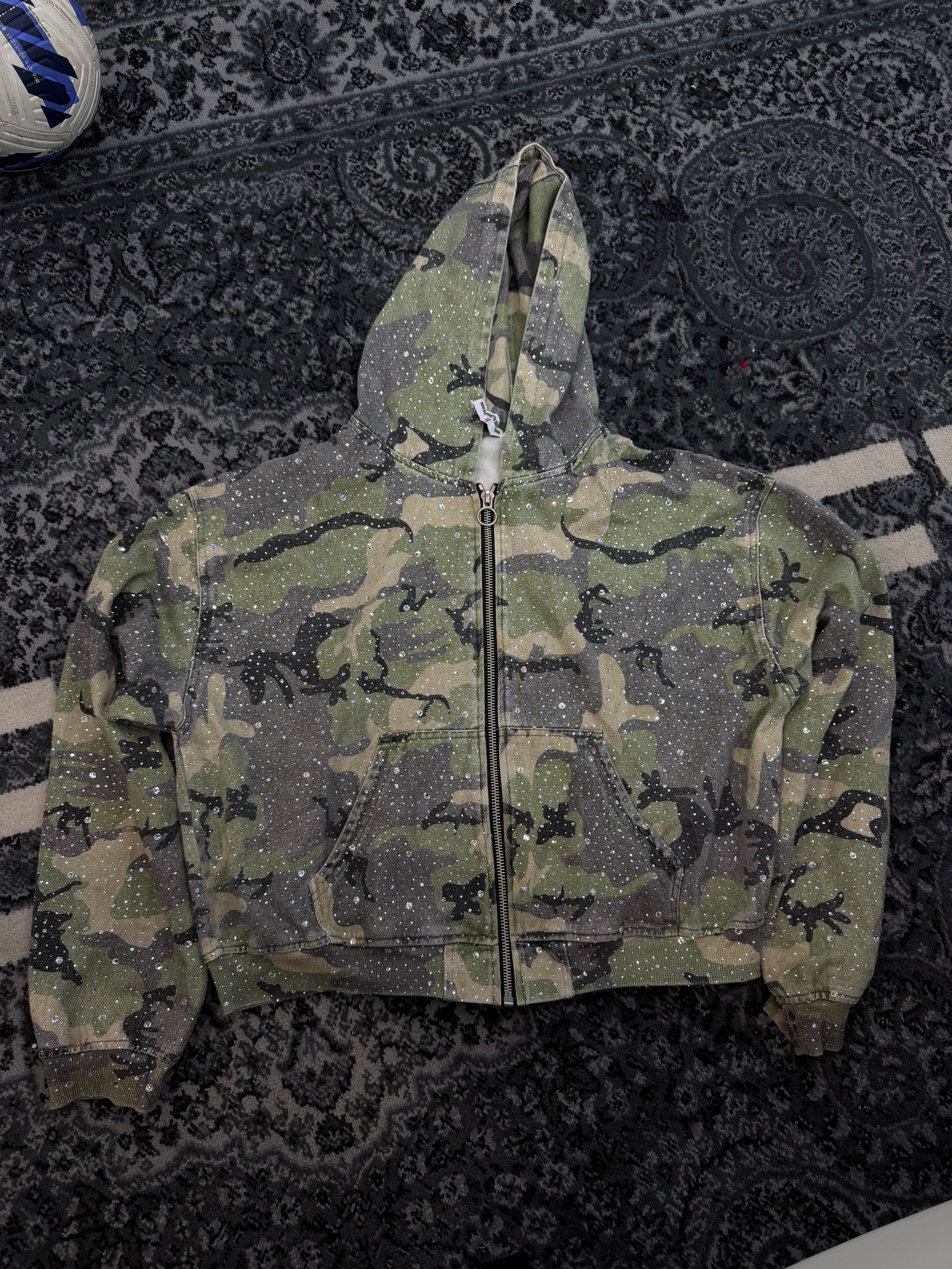 Vale Zip Up “Camo Crystal”