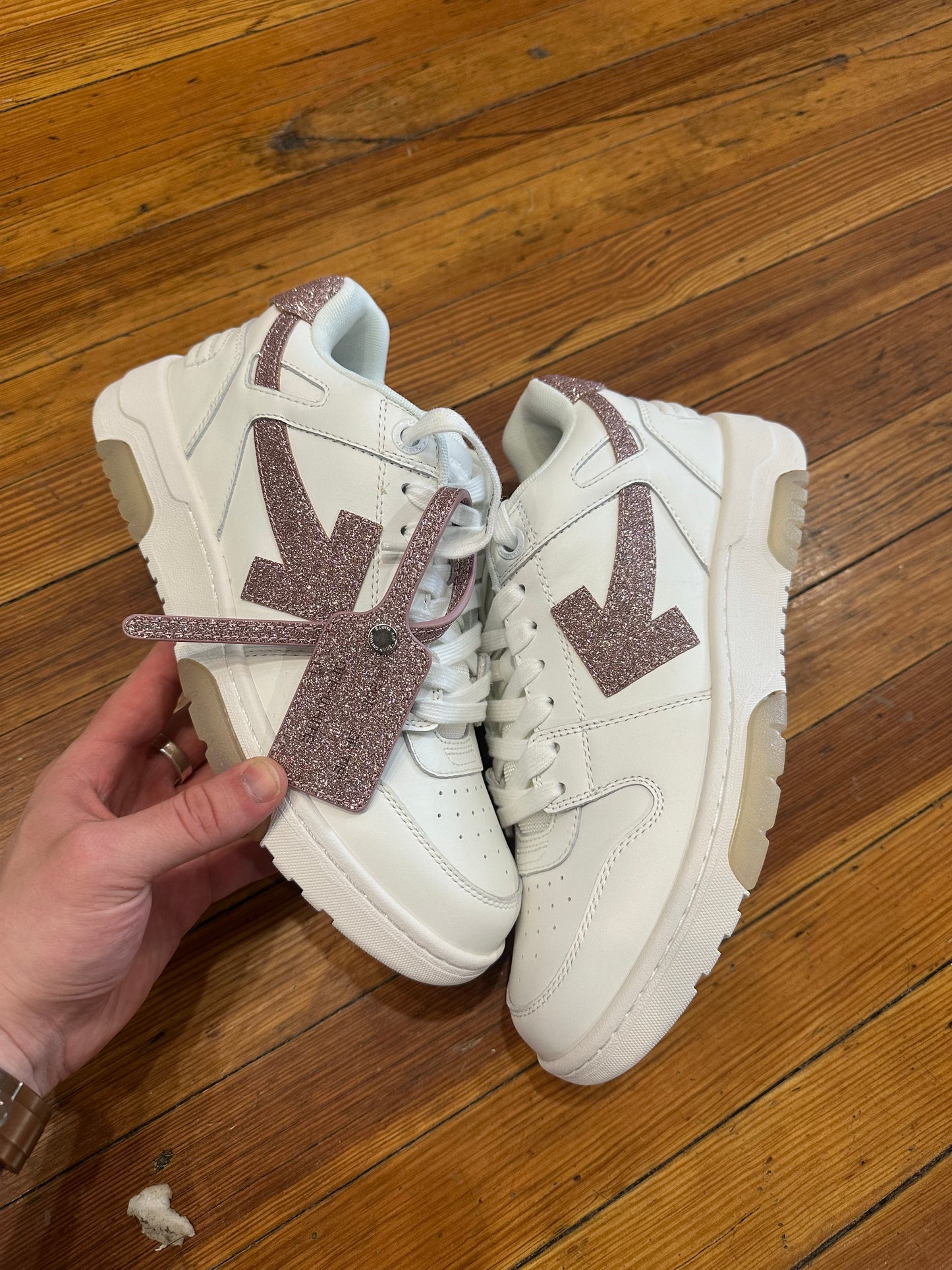 Off-White Out of Office “Pink Glitter”