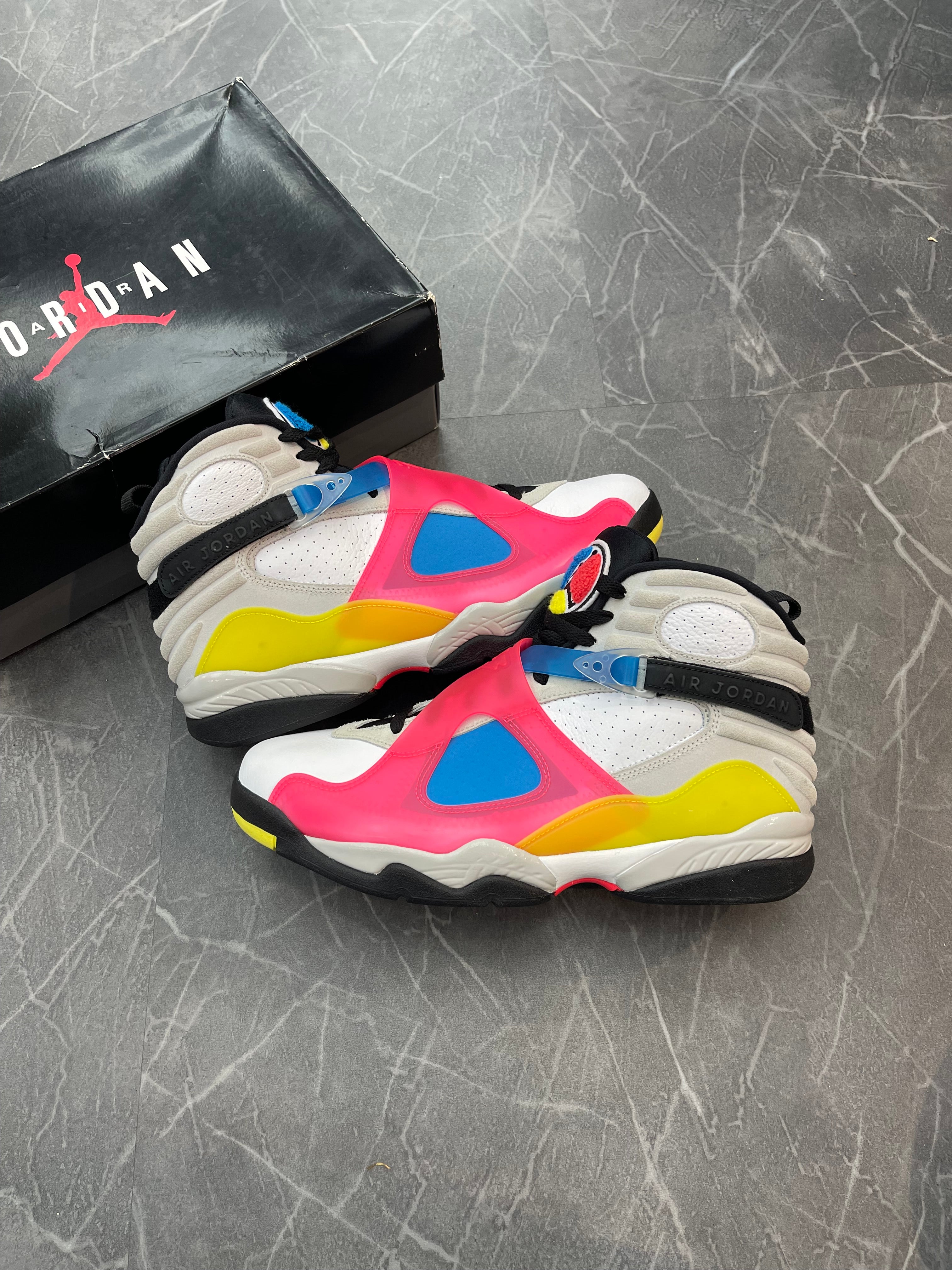 Jordan 8 “White Multicolor”